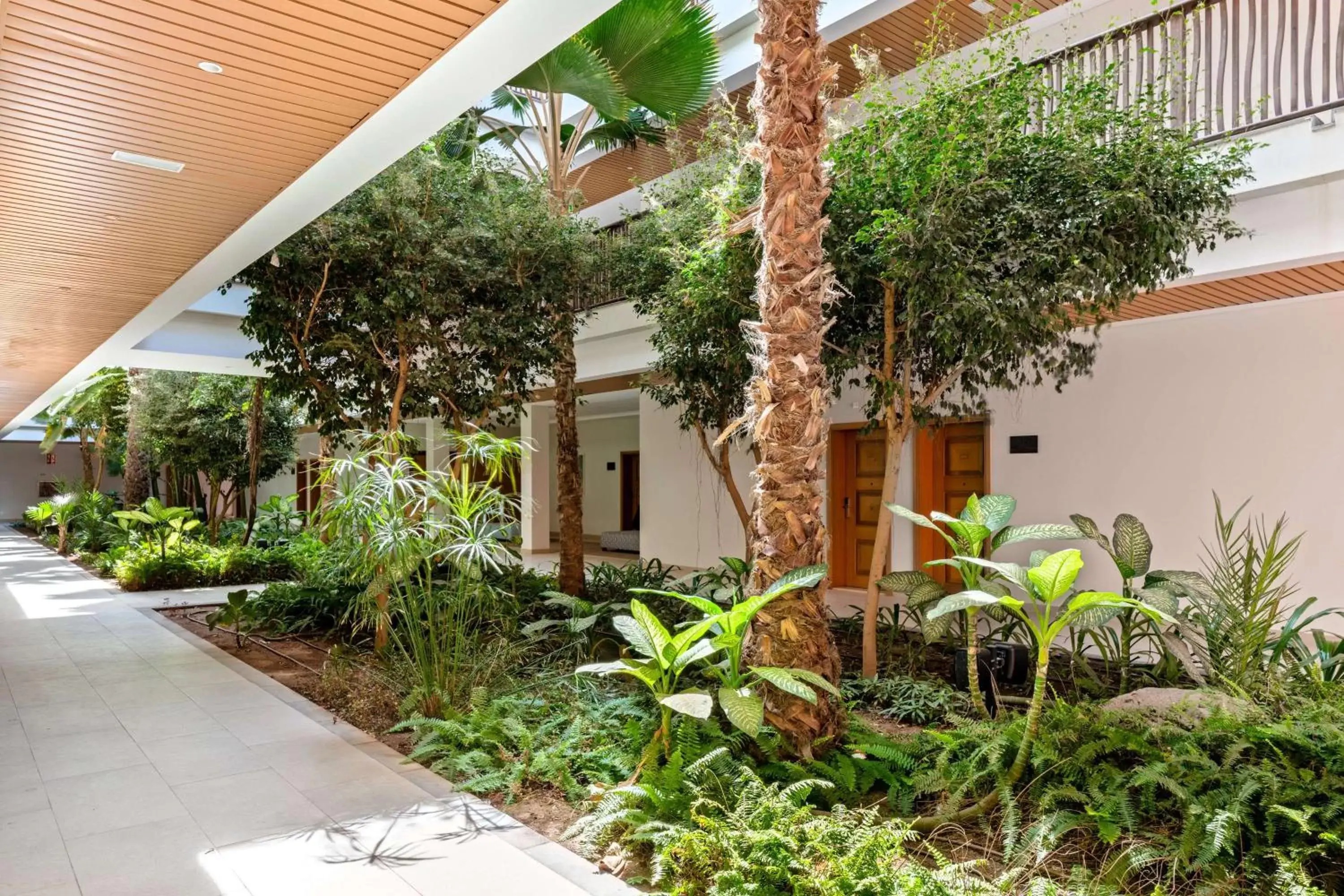 Inner courtyard view, Property Building in Hilton Cabo Verde Sal Resort