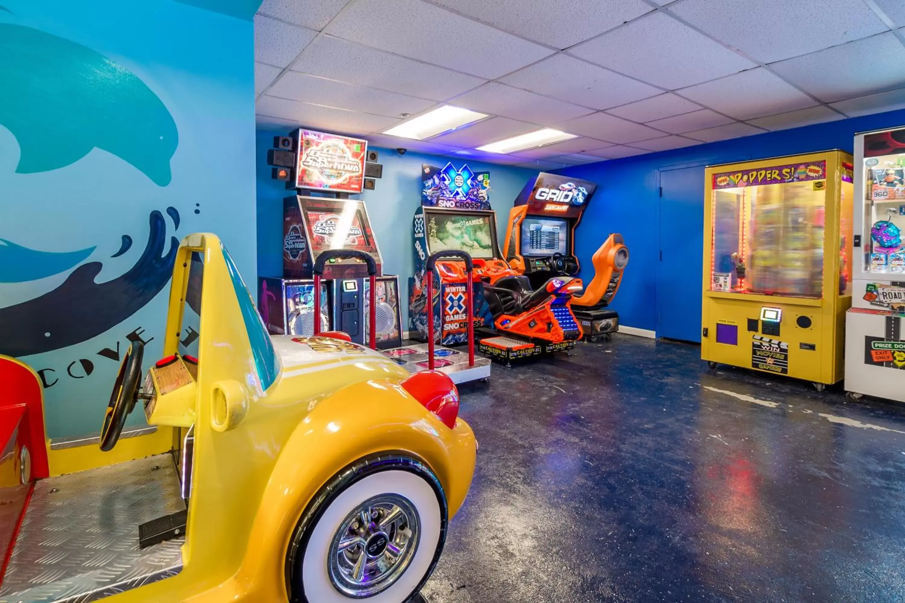 Game Room in Princess Royale Oceanfront Resort