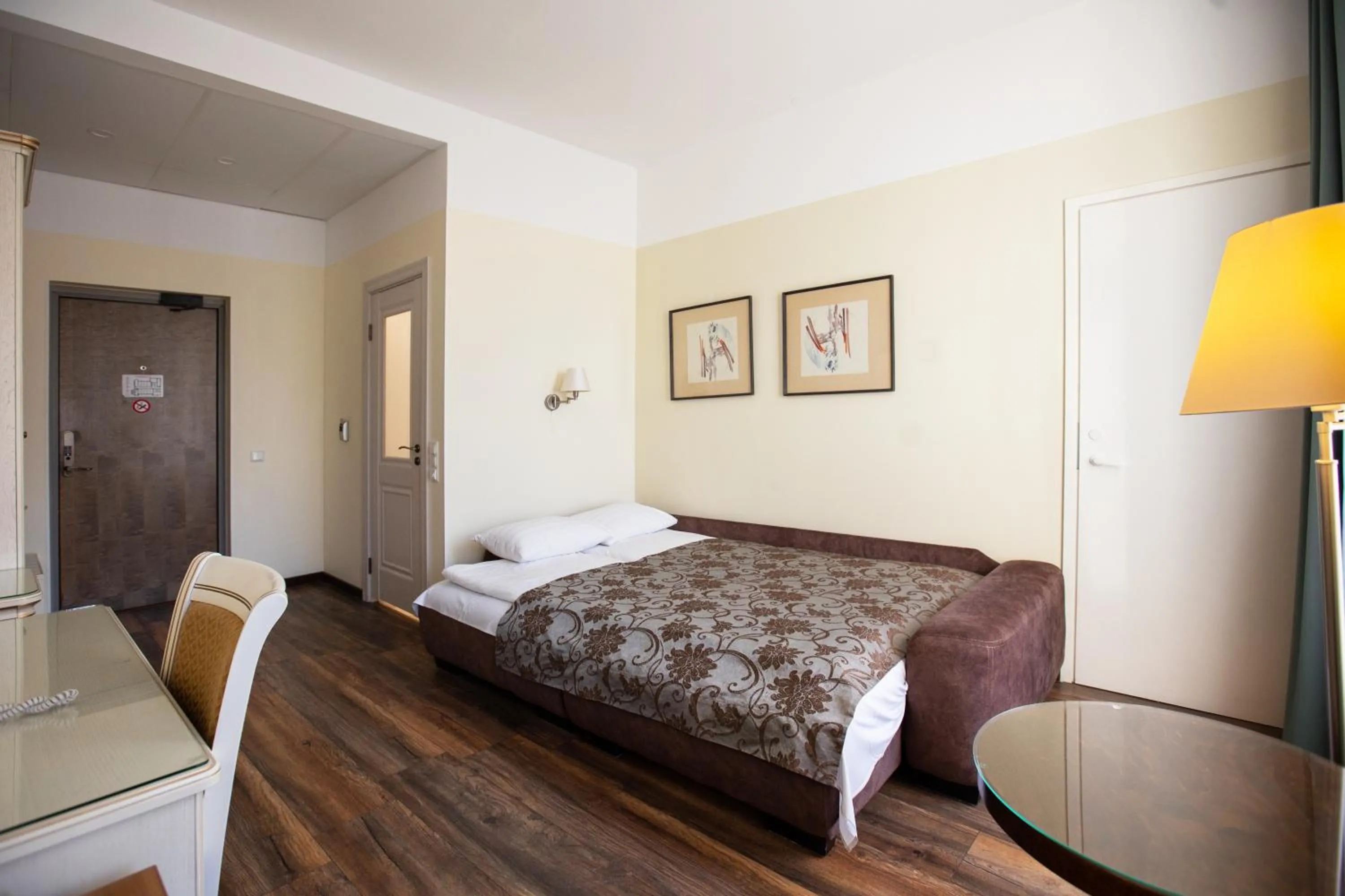 Bed in Hotel St. Barbara