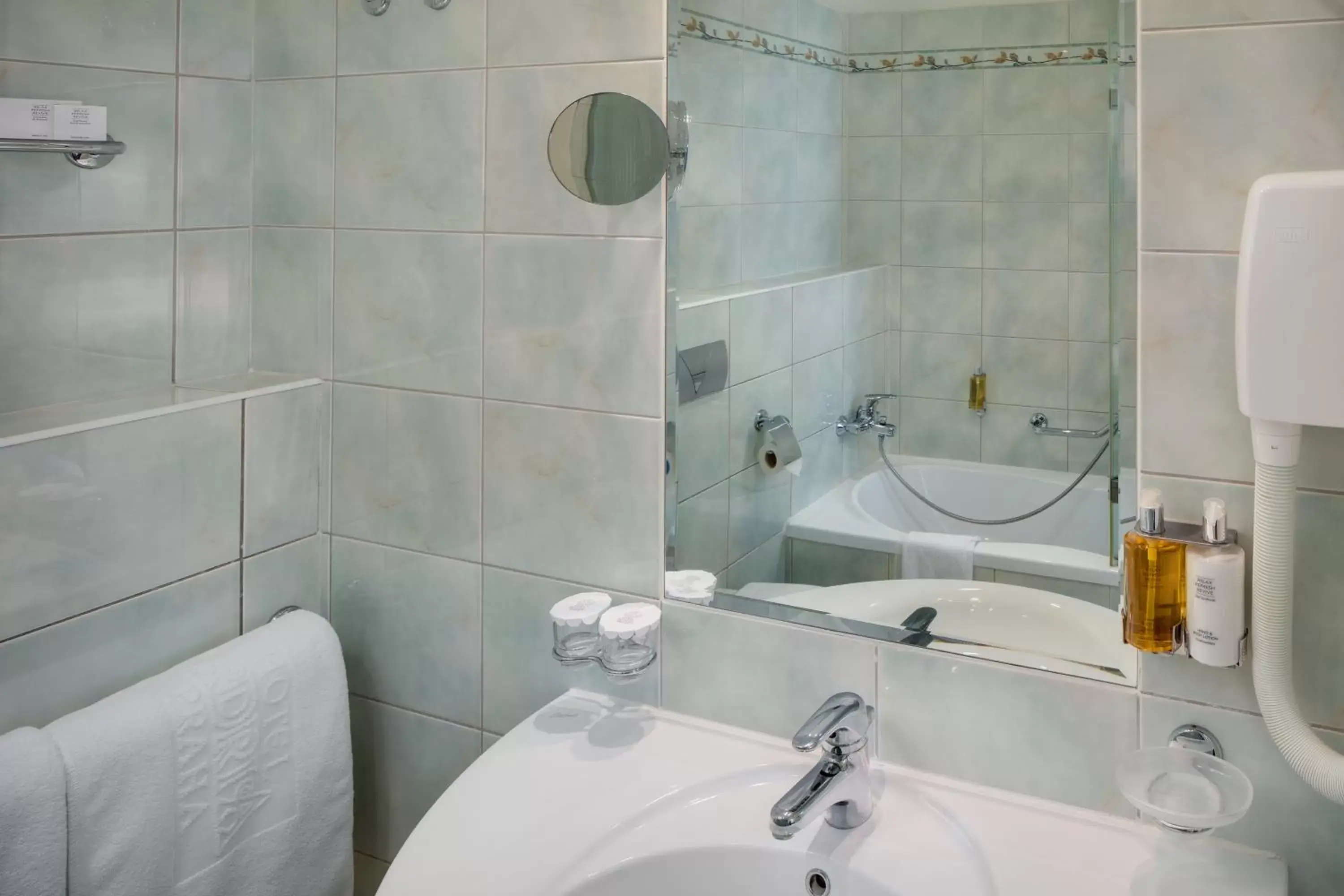 Shower, Bathroom in Adria Hotel Prague