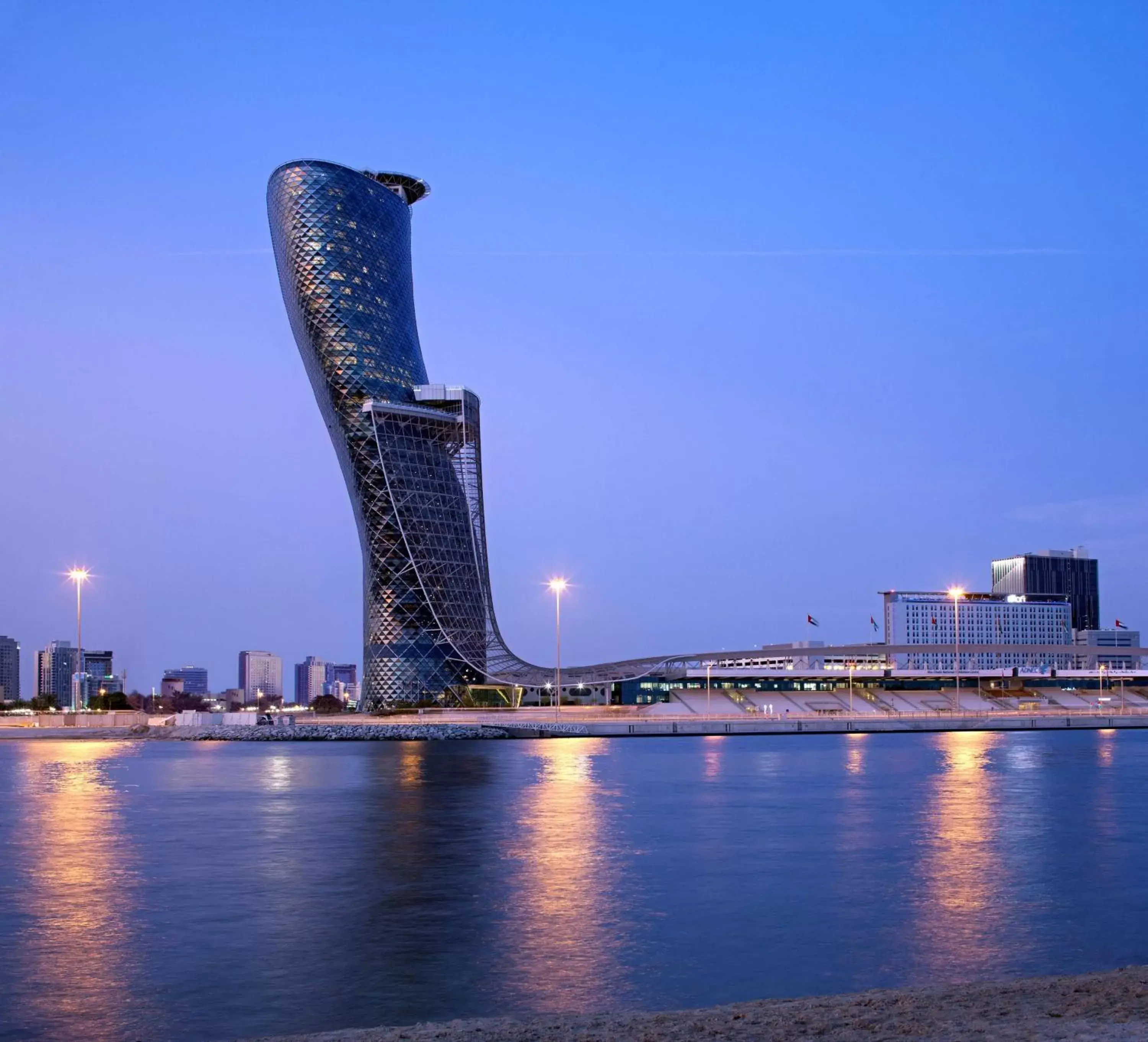 Property building in Andaz Capital Gate Abu Dhabi - a concept by Hyatt