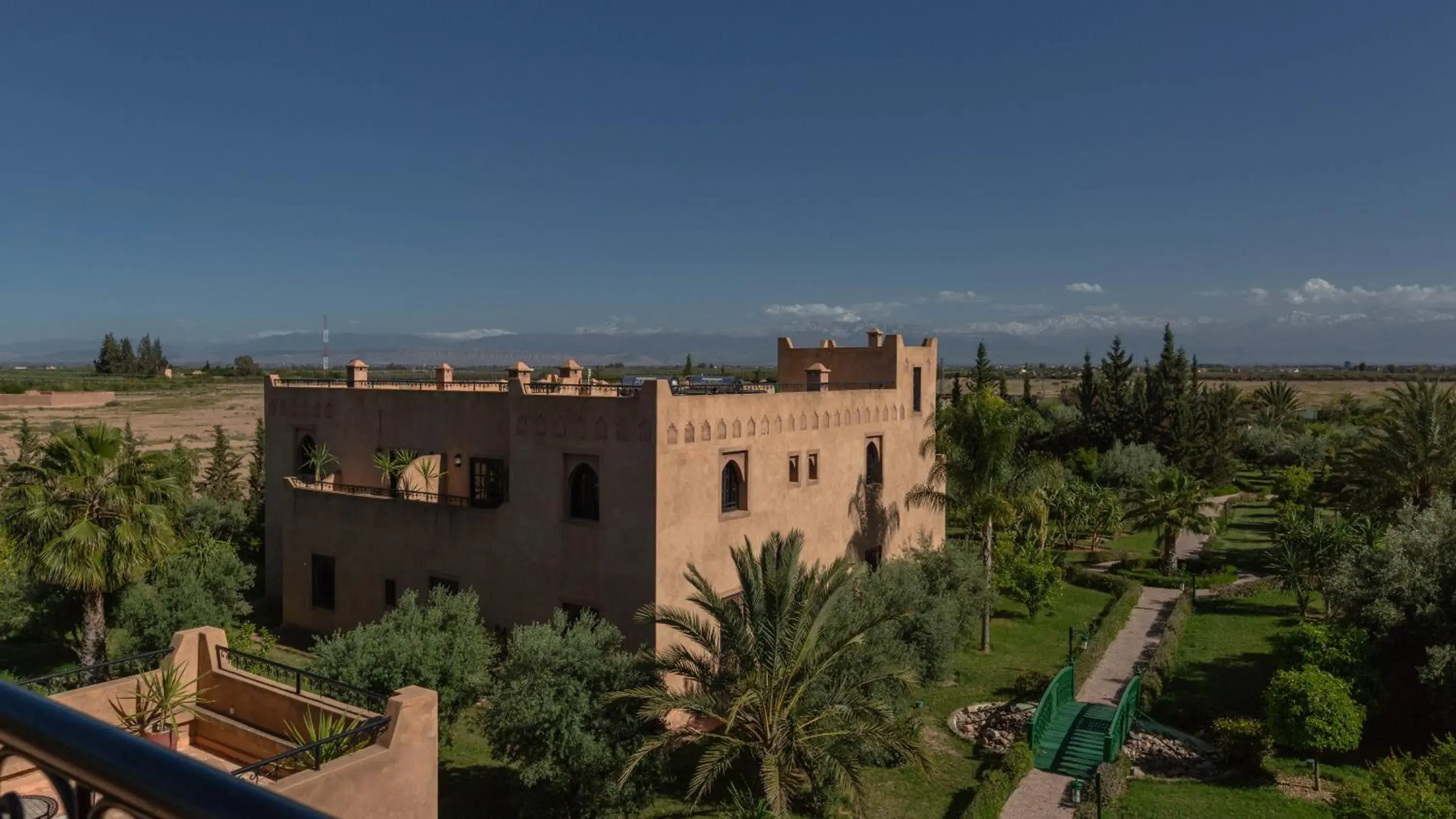 Garden view in L'OLIVERAIE DE L'ATLAS