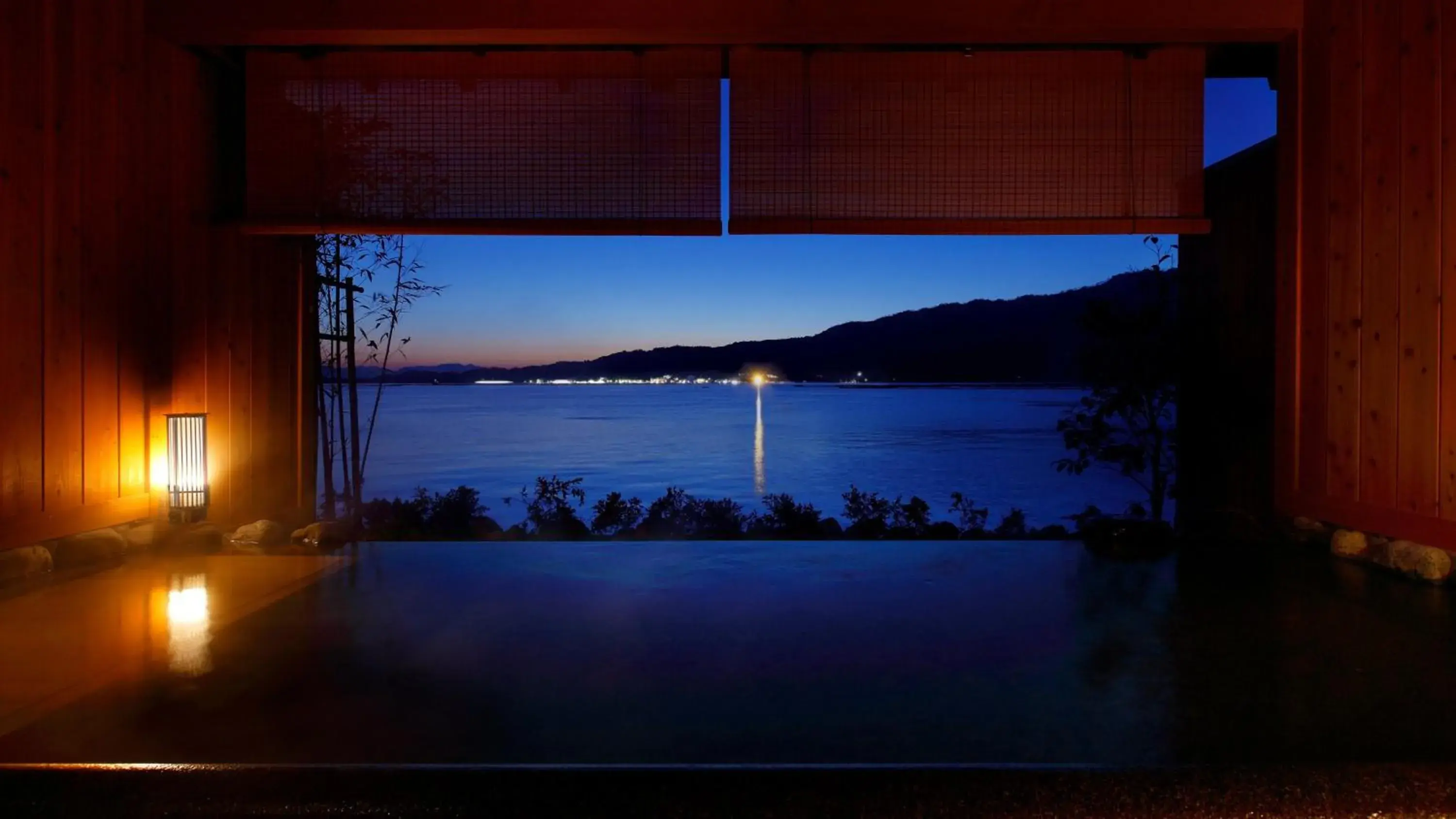 Hot Spring Bath in Aki Grand Hotel