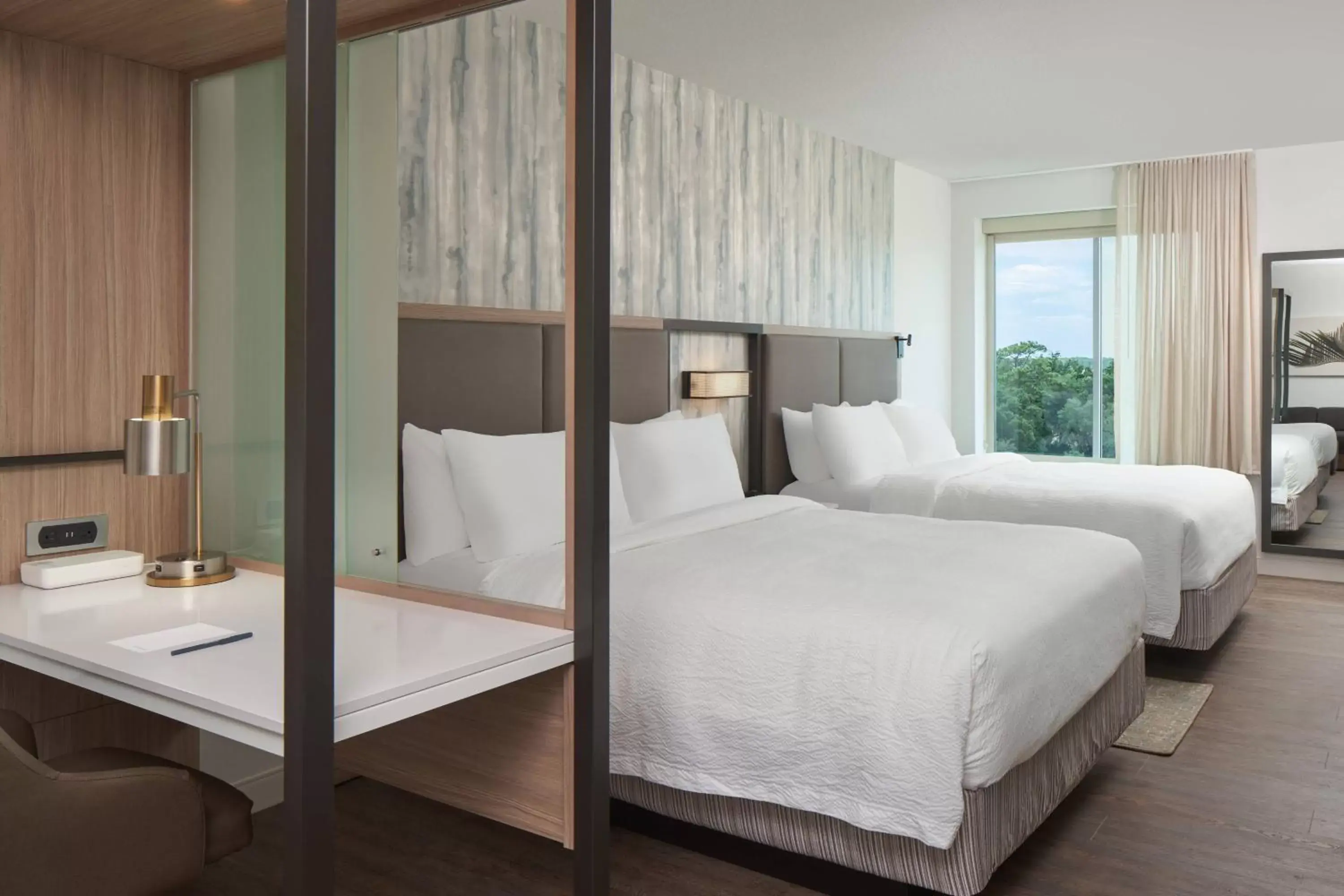 Bedroom, Bed in SpringHill Suites by Marriott Orlando Lake Nona