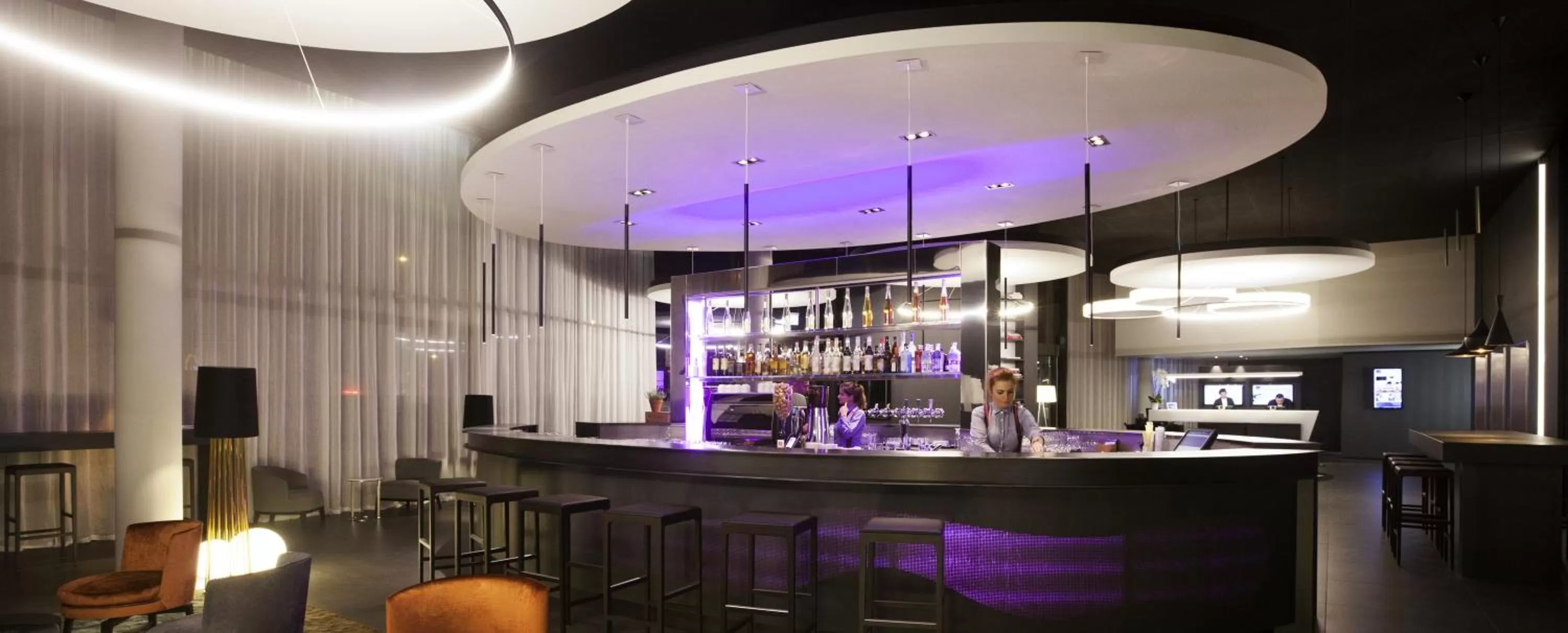 Lounge or bar in Novotel Basel City