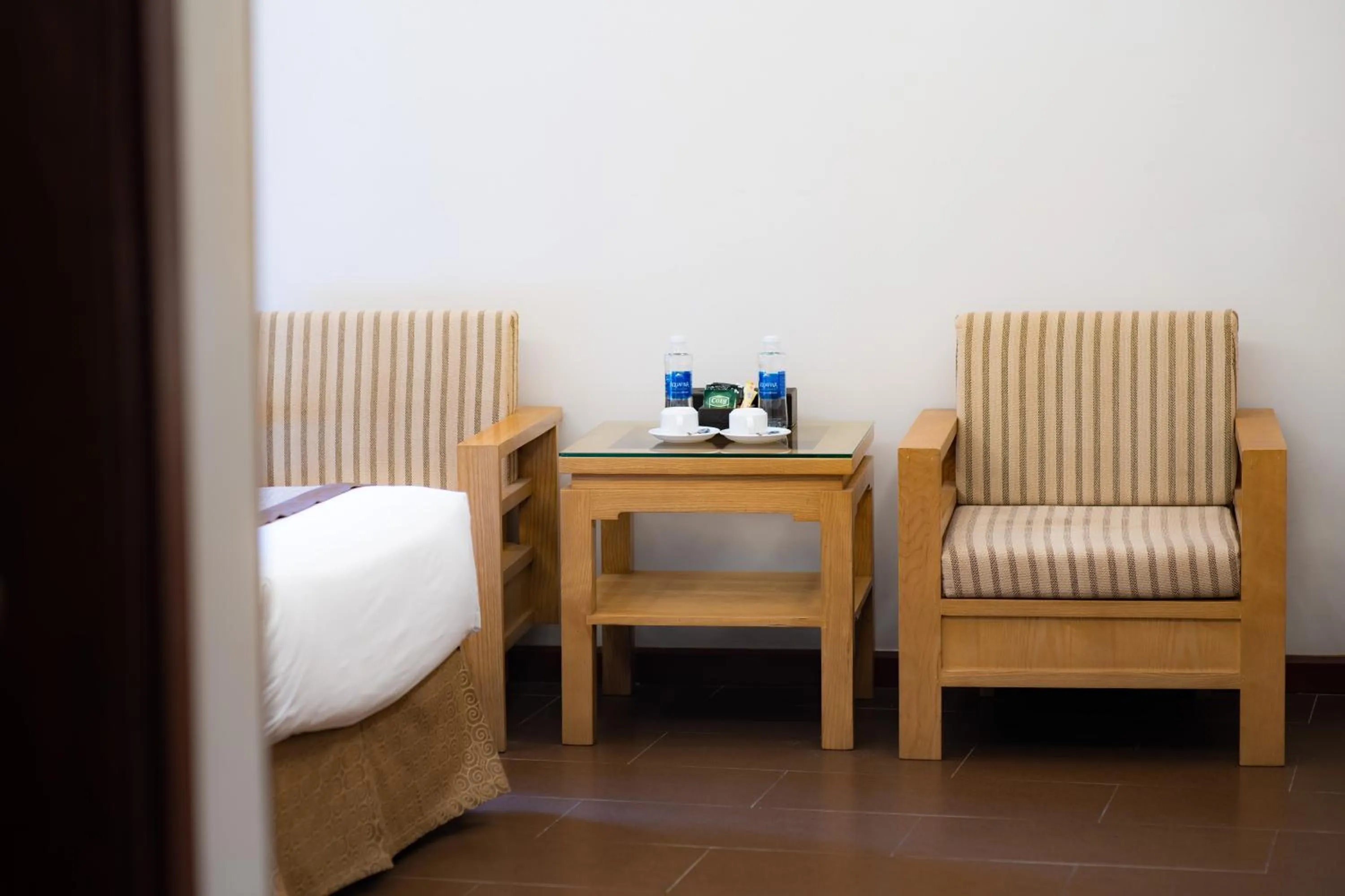 Bed in Riverside Hanoi Hotel