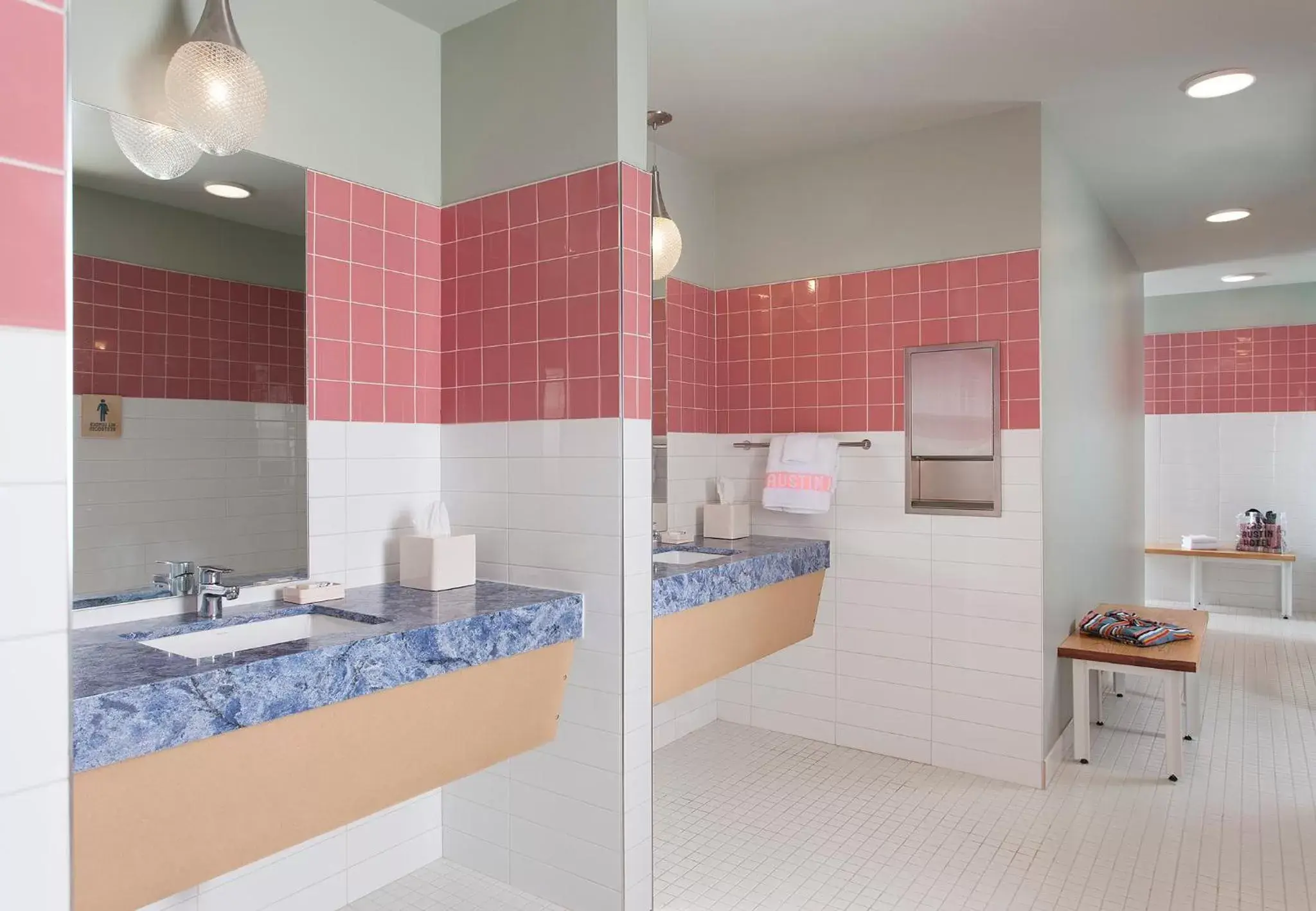 Bathroom in East Austin Hotel Bathroom in East Austin Hotel