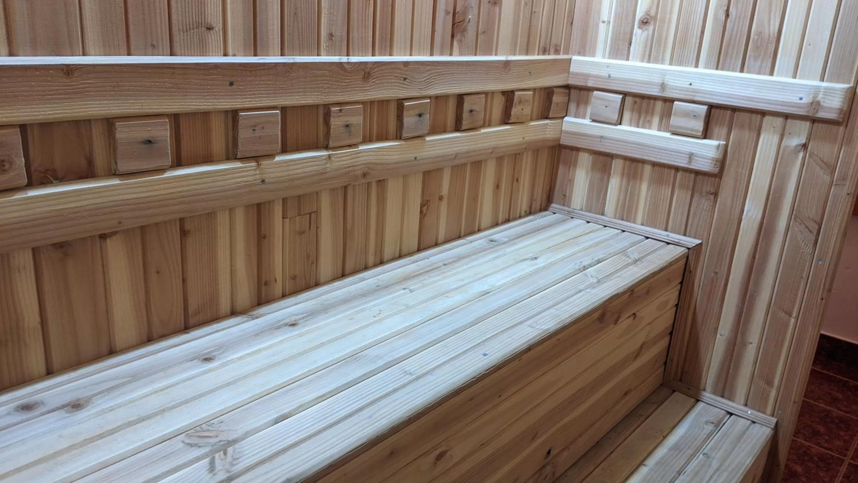 Sauna, Bed in Villa Rai