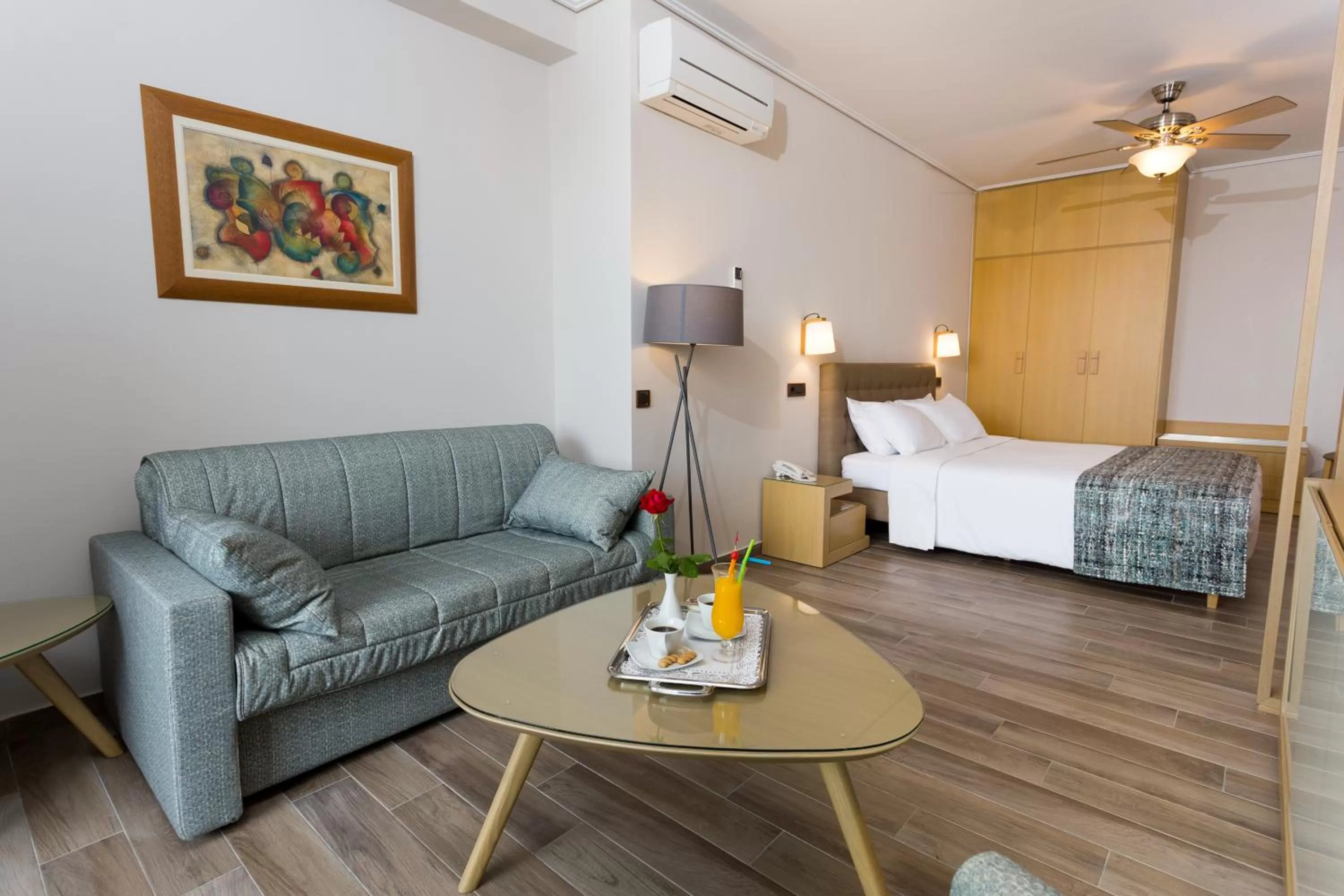 Photo of the whole room, Bed in Akti Taygetos - Conference Resort