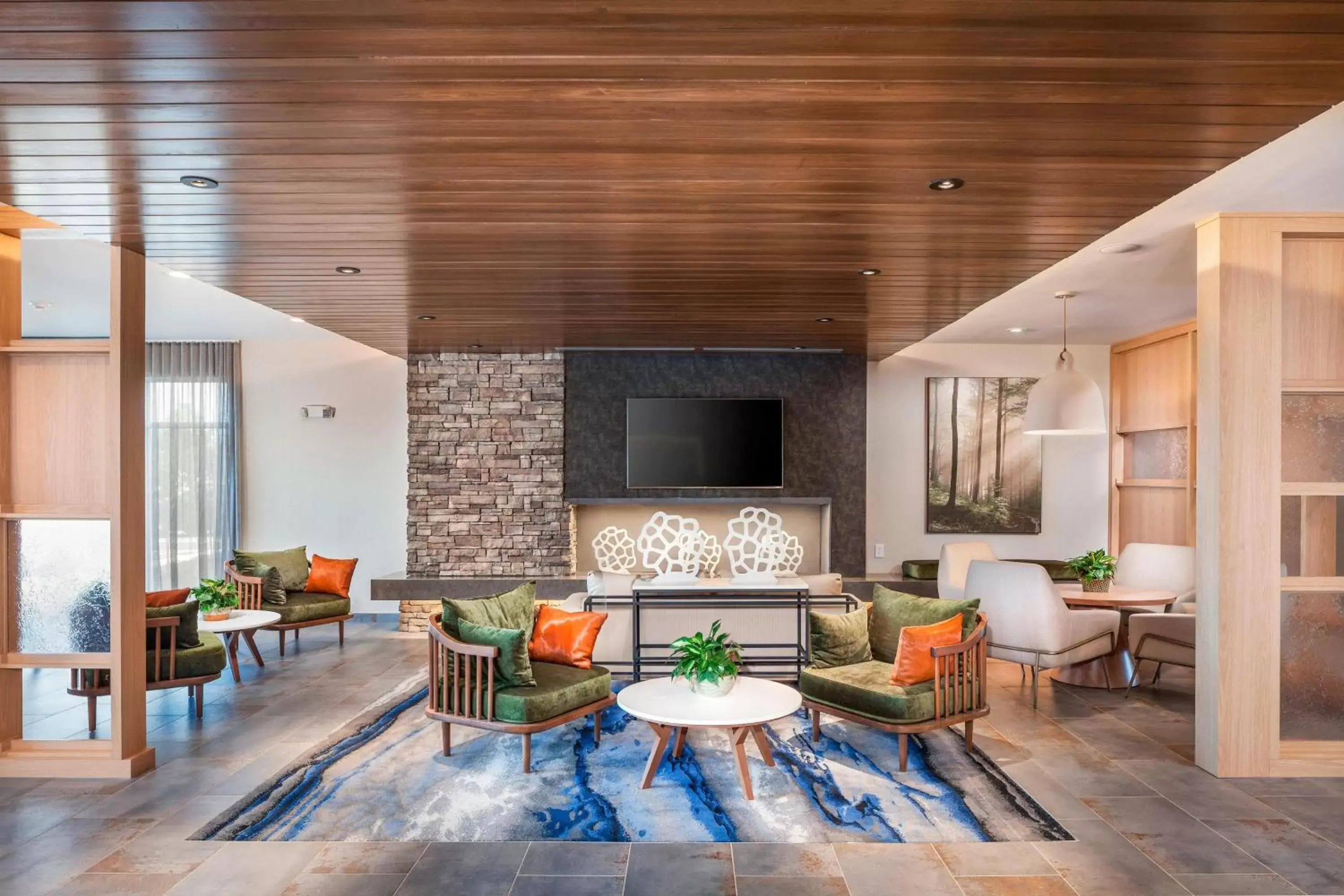 Lobby or reception, Seating Area in Fairfield Inn & Suites by Marriott Lebanon
