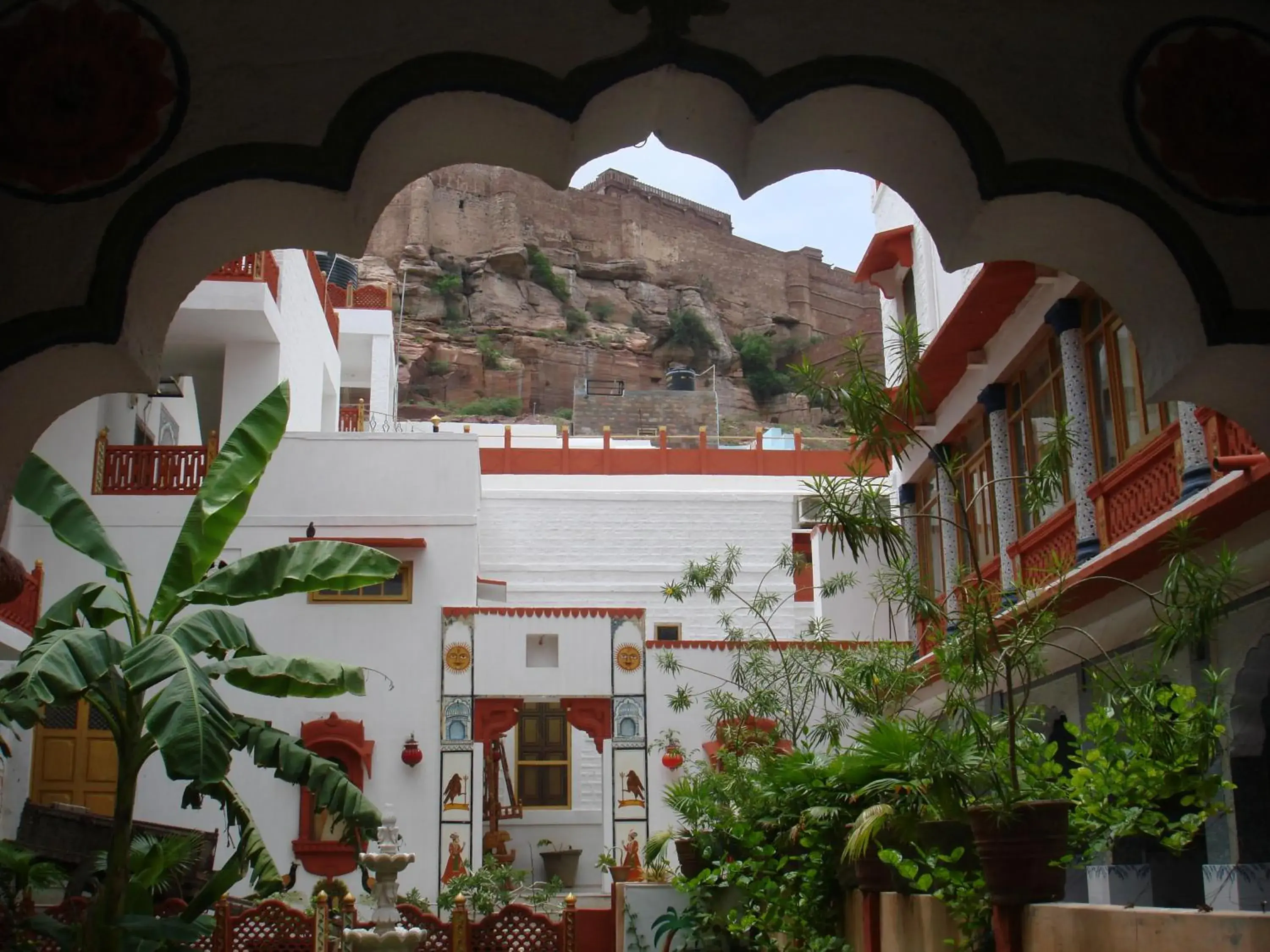 Property building in Krishna Prakash Heritage Haveli Hotel