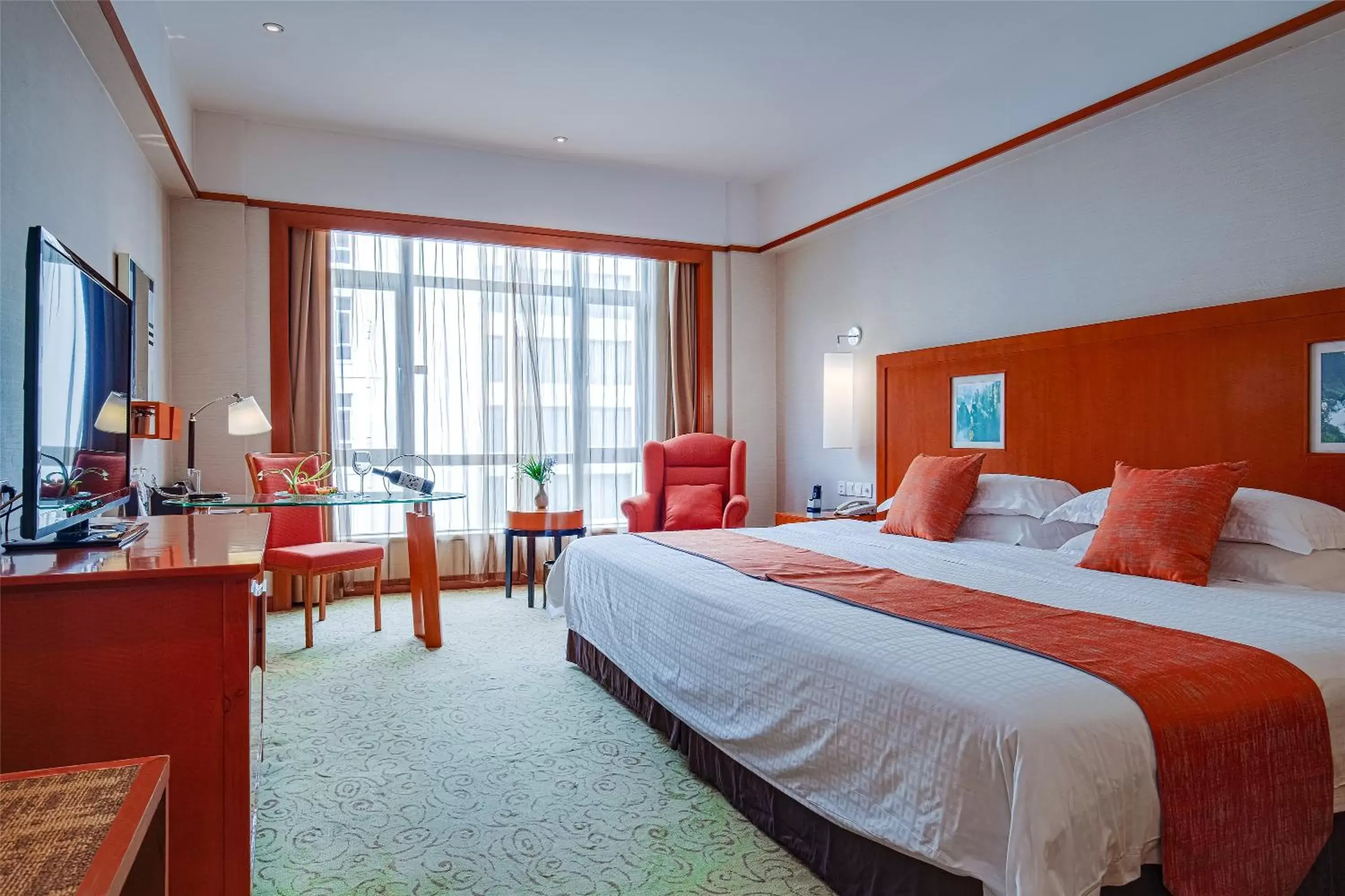 Bed in Pullman Zhangjiajie Hotel - Instagrammable