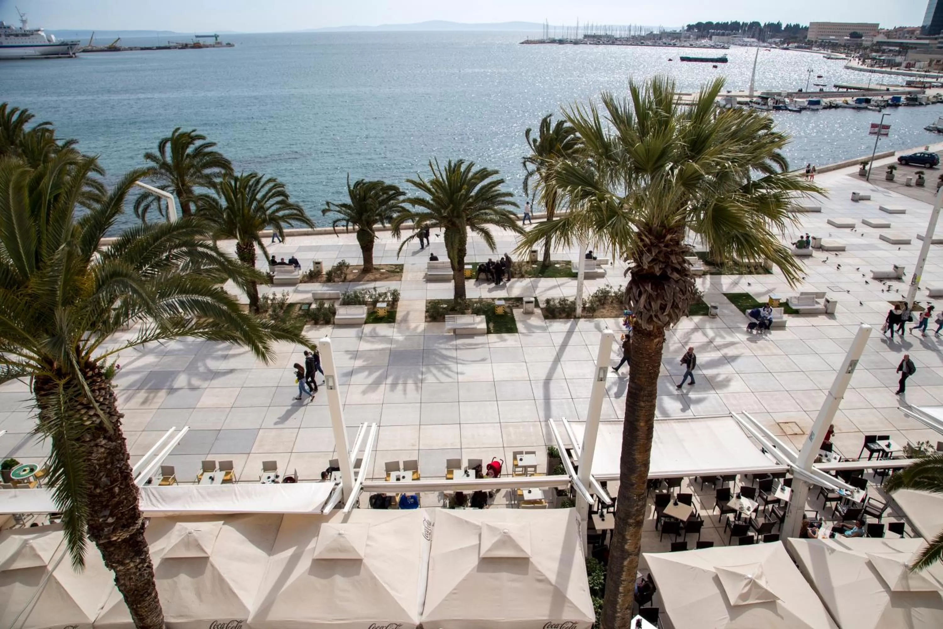 City view in Luxury rooms Skystar-Split