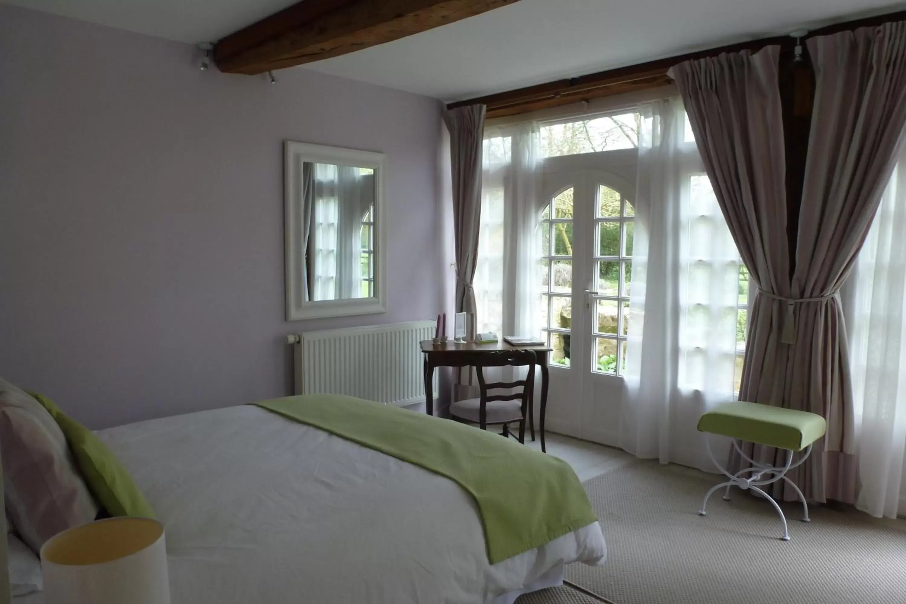 Bedroom, Bed in Chambres d'Hôtes Le Bas Manoir