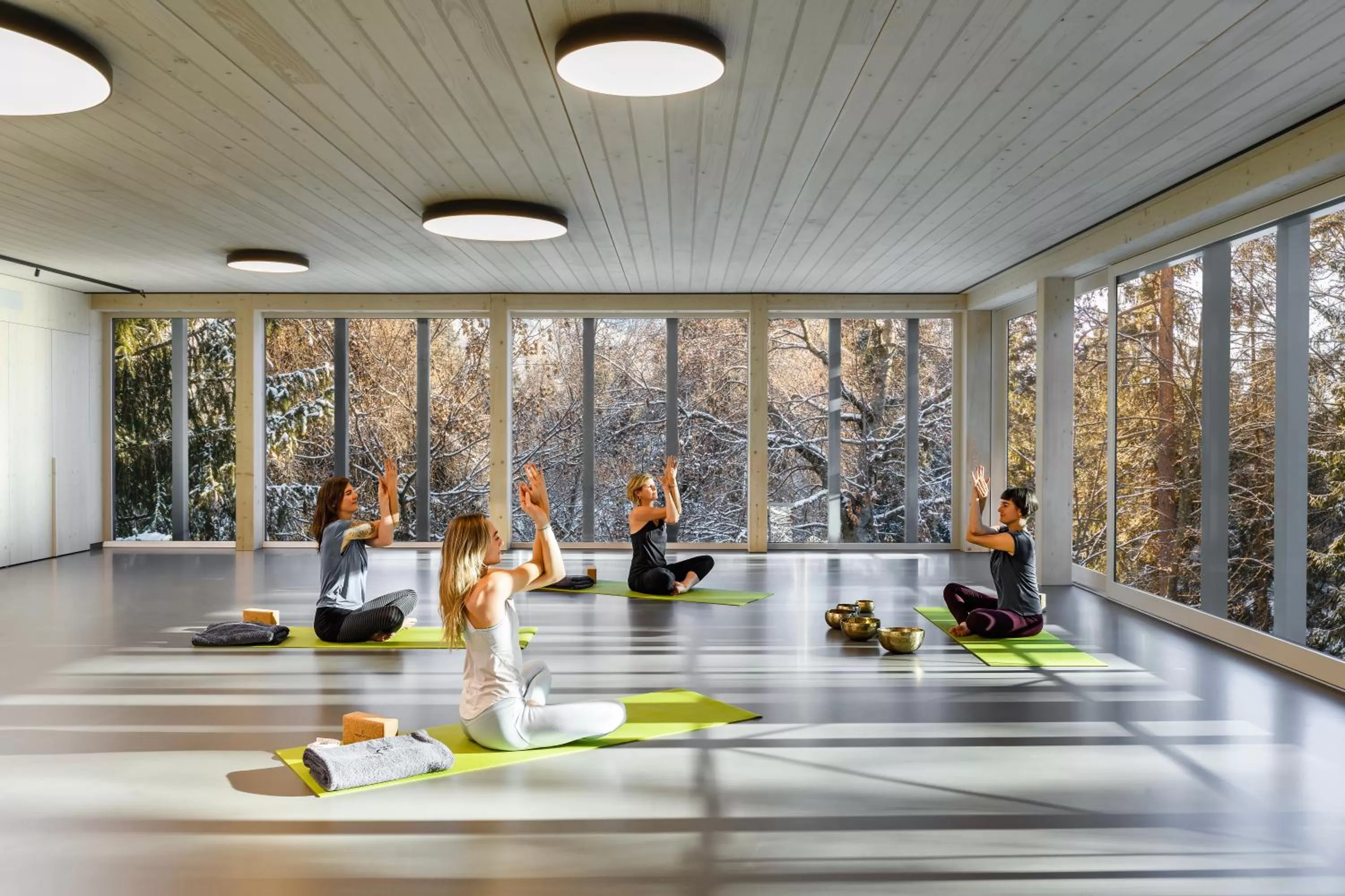 Fitness centre/facilities in Romantik Hotel Schweizerhof & Spa Flims