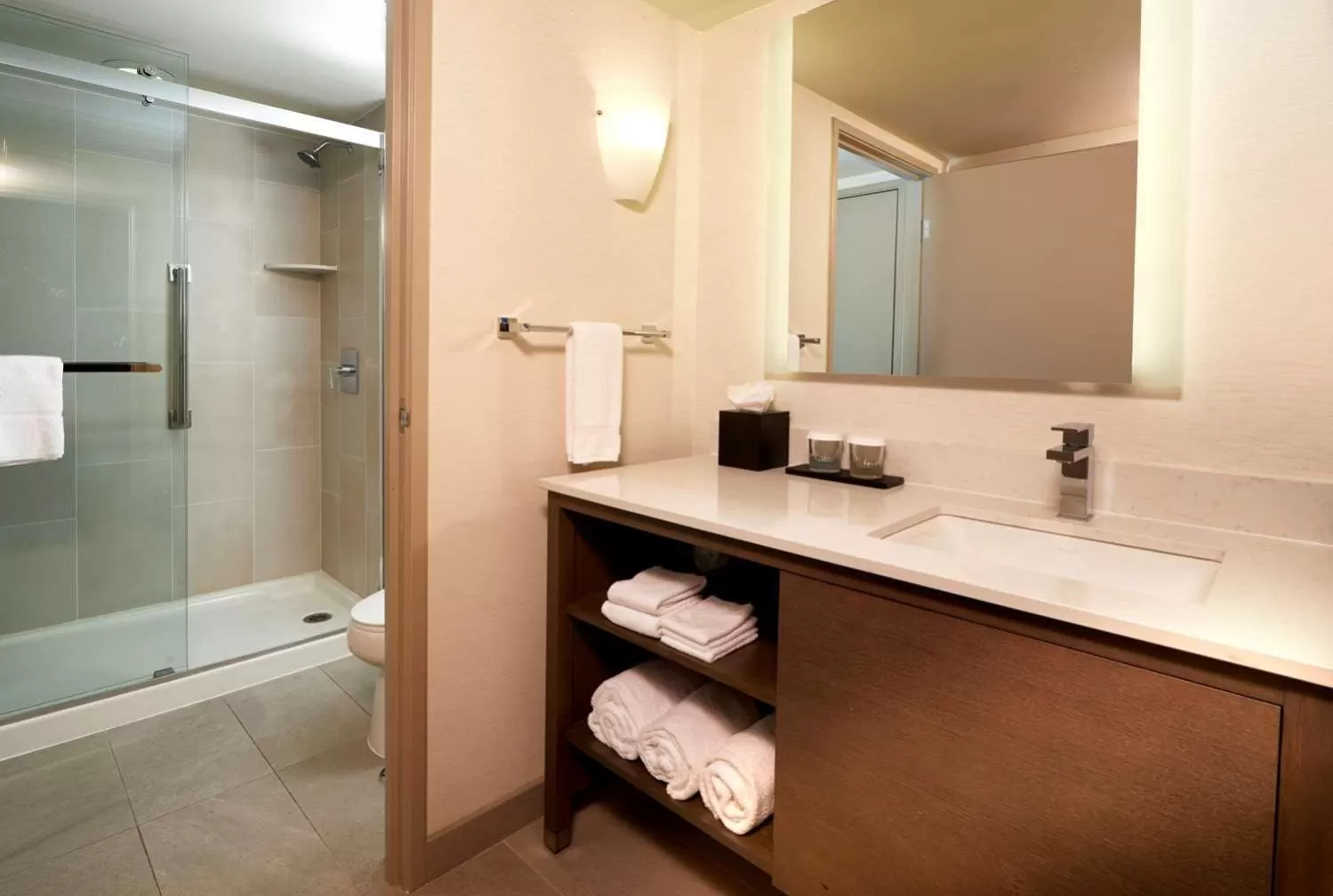 Shower in Embassy Suites by Hilton Phoenix Scottsdale