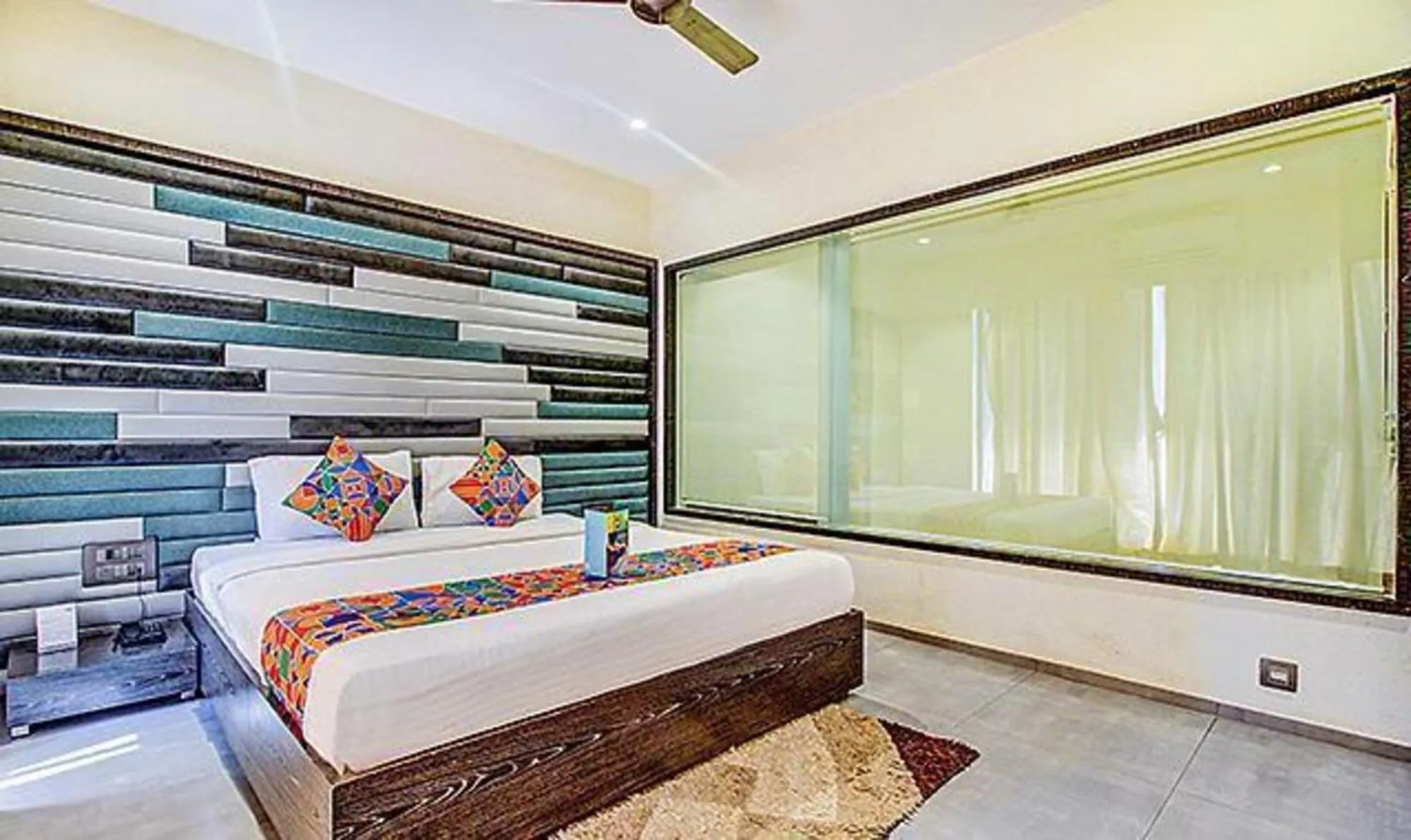 Bed in Treebo Trend Supreme Grand 500 Mtrs From Calangute Beach