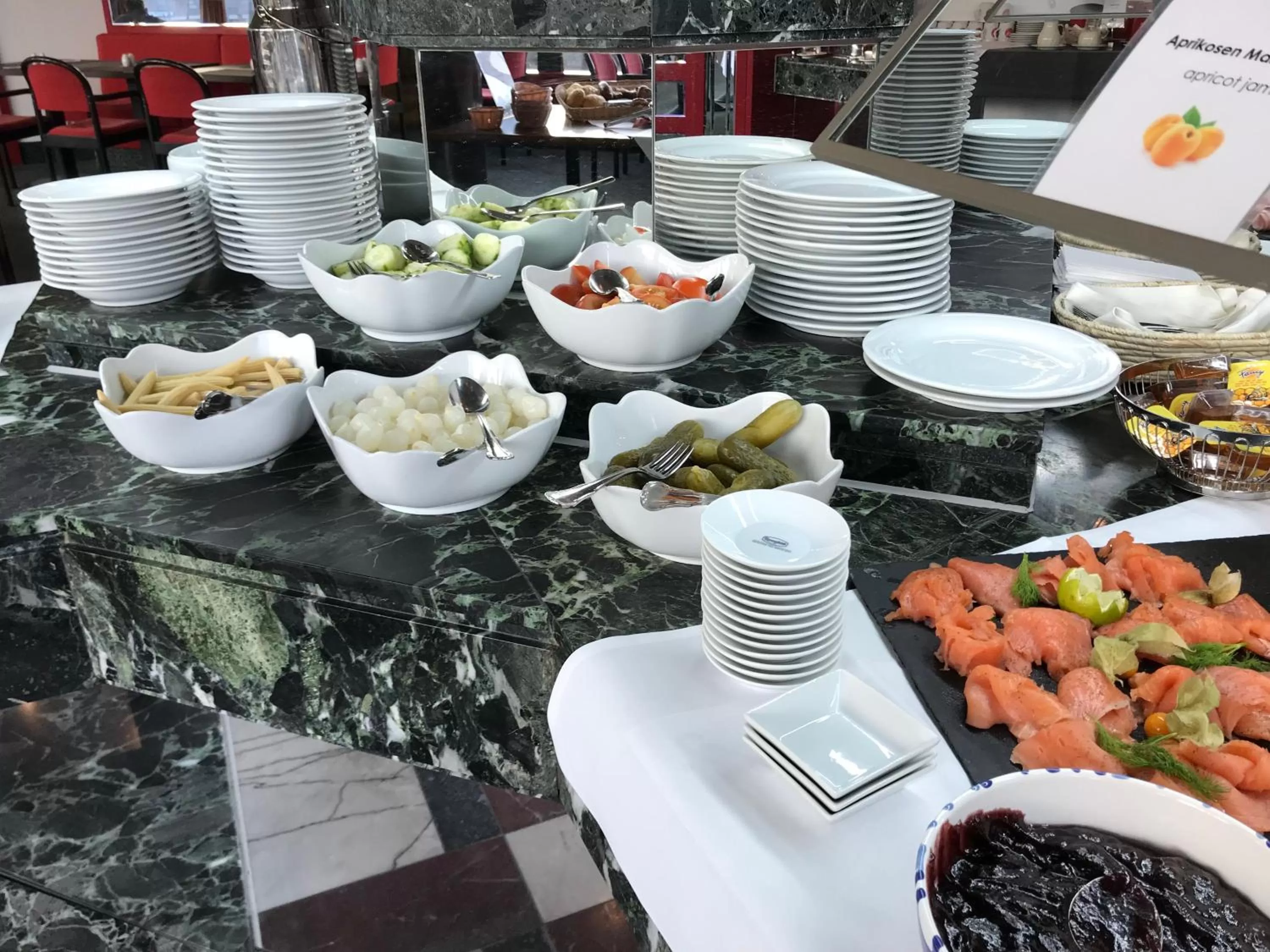 Buffet breakfast in Michel Hotel Landshut Kaiserhof