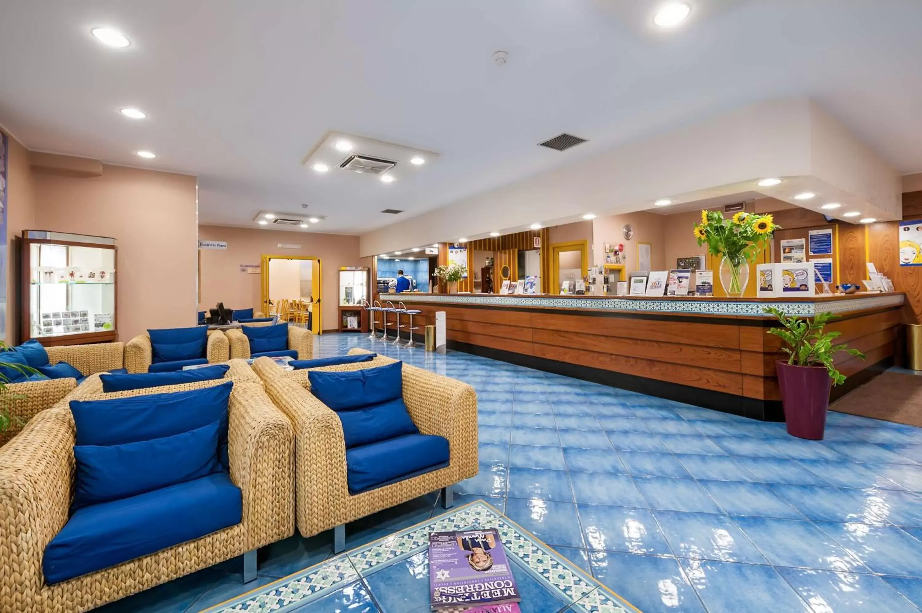 Lobby or reception in Best Western Hotel Mediterraneo Lobby or reception in Best Western Hotel Mediterraneo