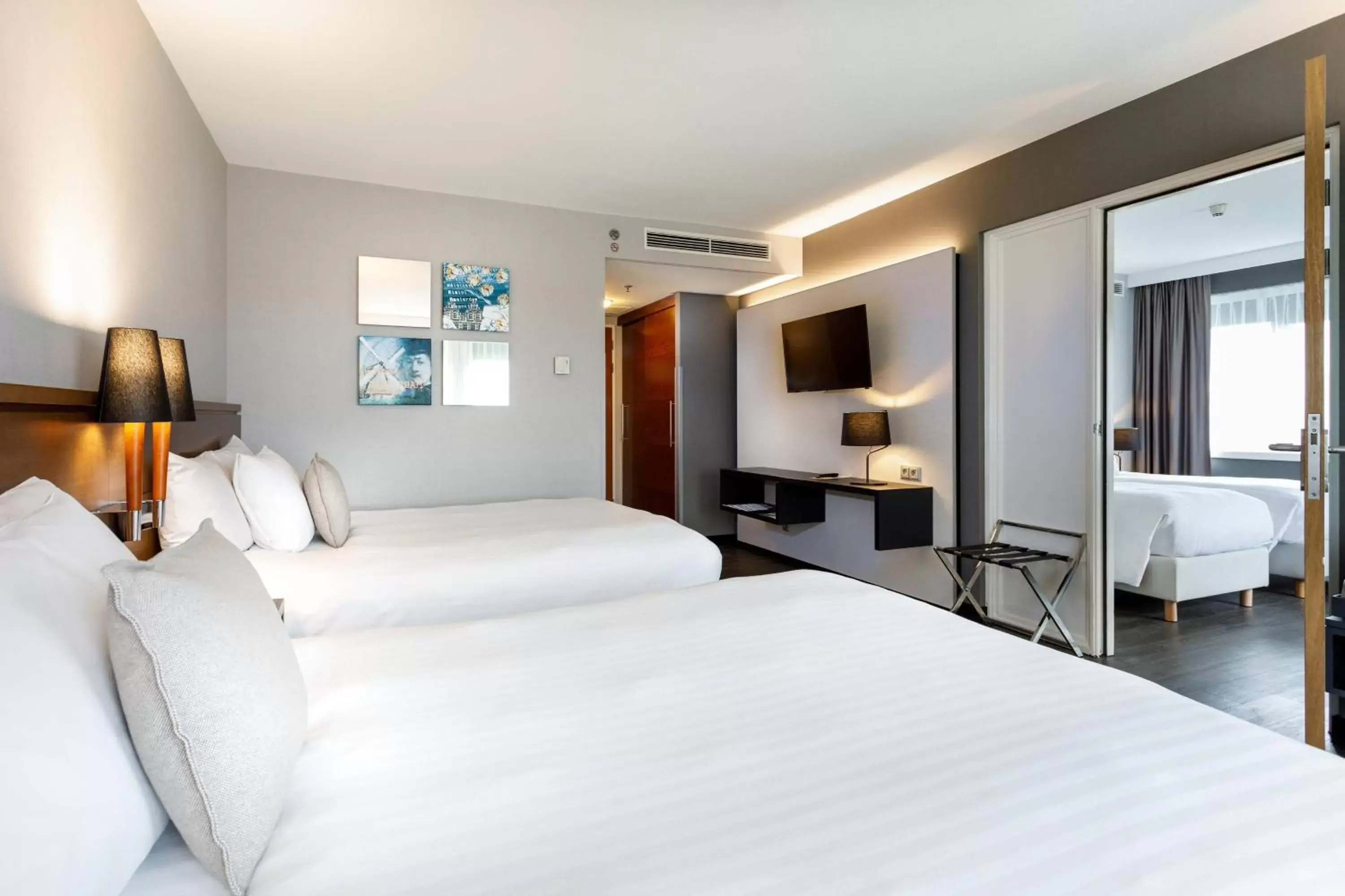 Bedroom, Bed in Courtyard by Marriott Amsterdam Airport