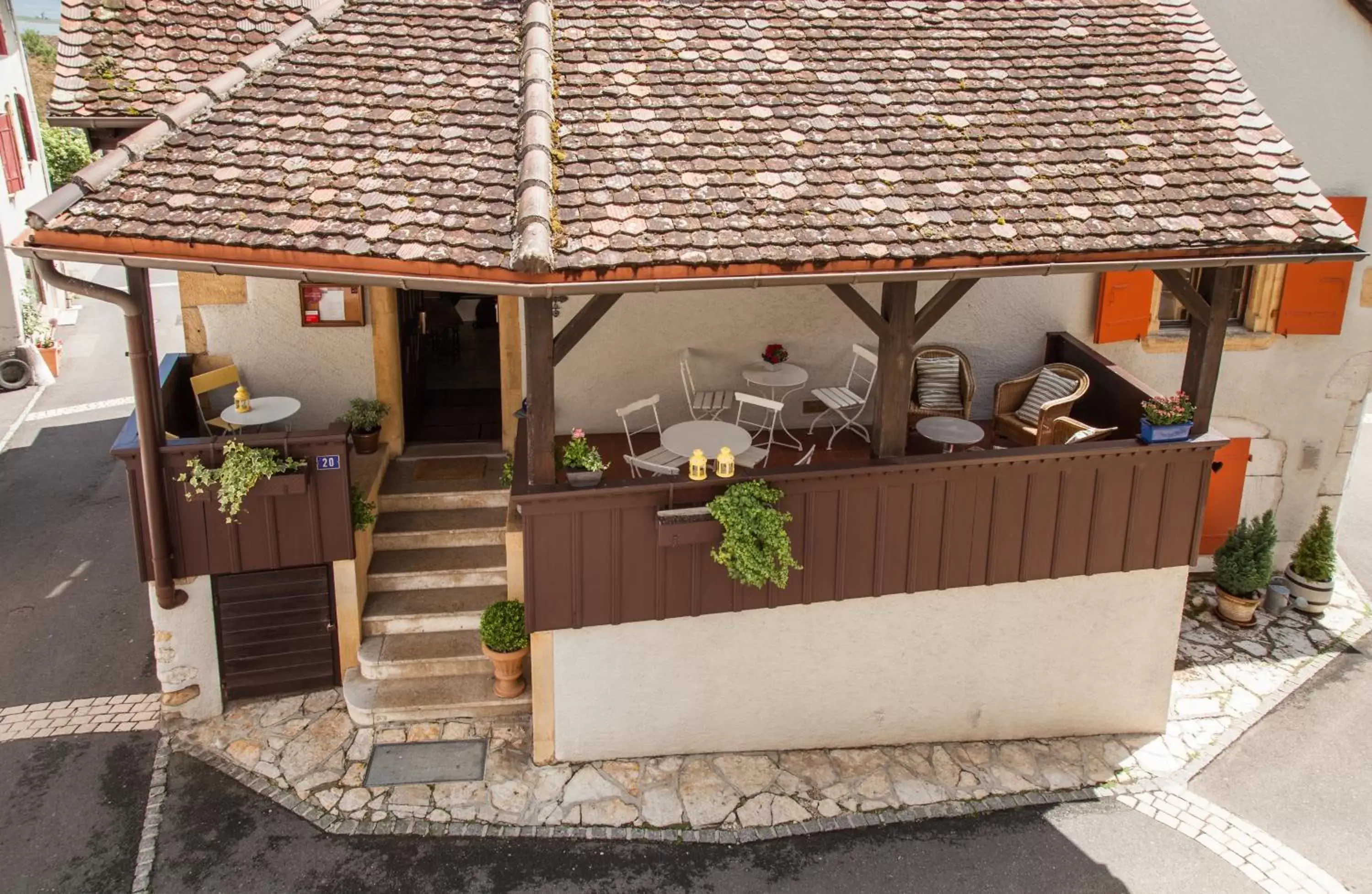 Patio, Patio/Outdoor Area in Hôtel Les Vieux Toits