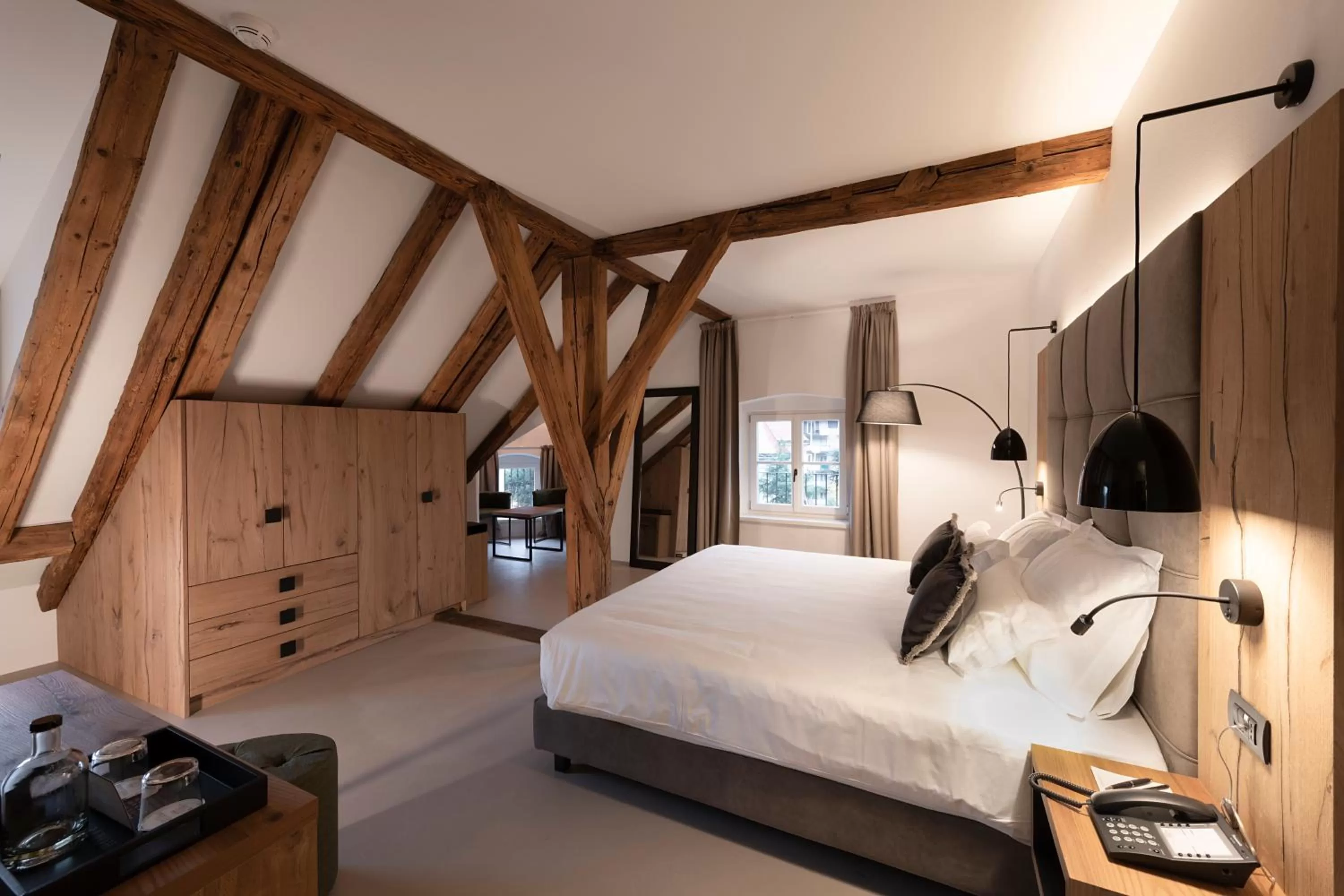 Bedroom, Bed in Castel Hörtenberg