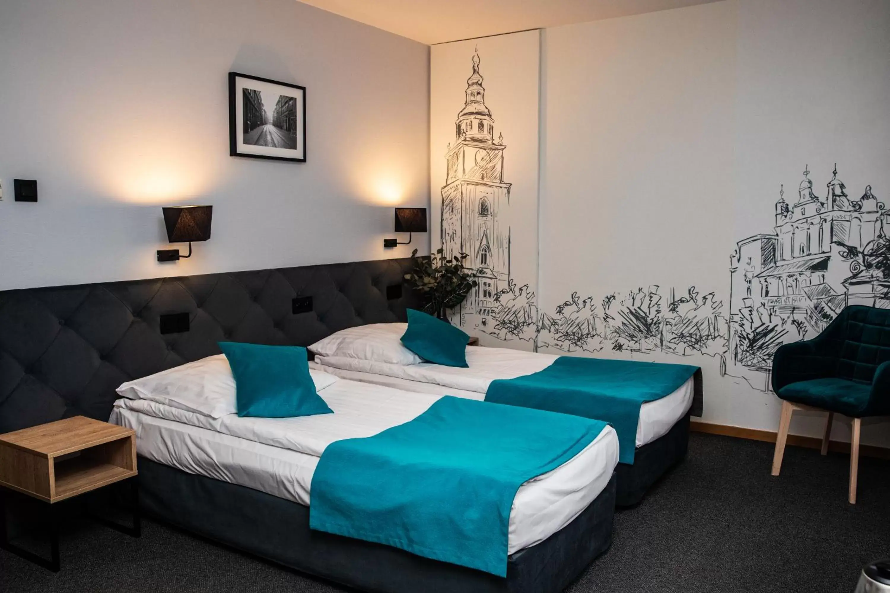 Standard Twin Room in Hotel Pod Wawelem Standard Twin Room in Hotel Pod Wawelem