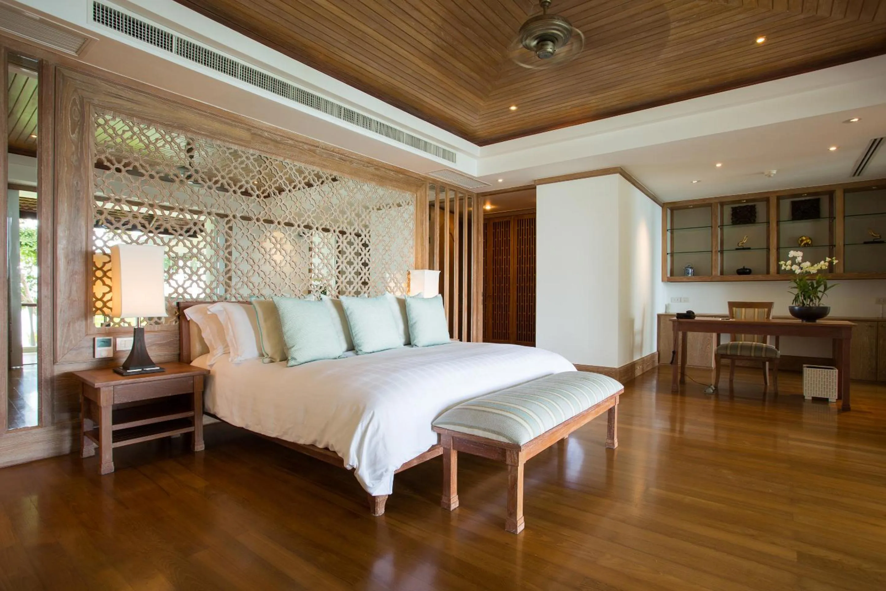Bedroom, Bed in Trisara Villas & Residences Phuket