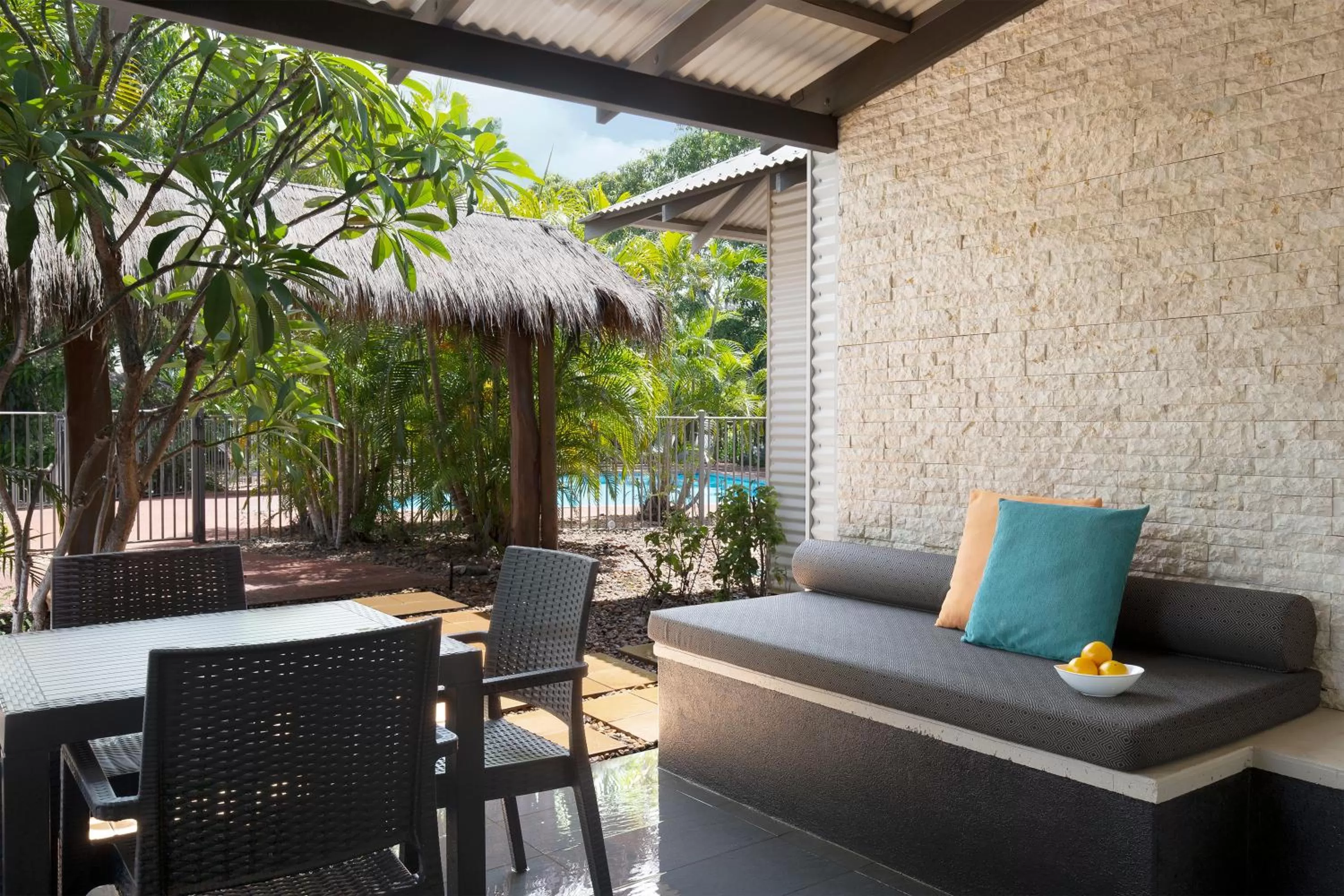 Pool view in Mantra Frangipani Broome