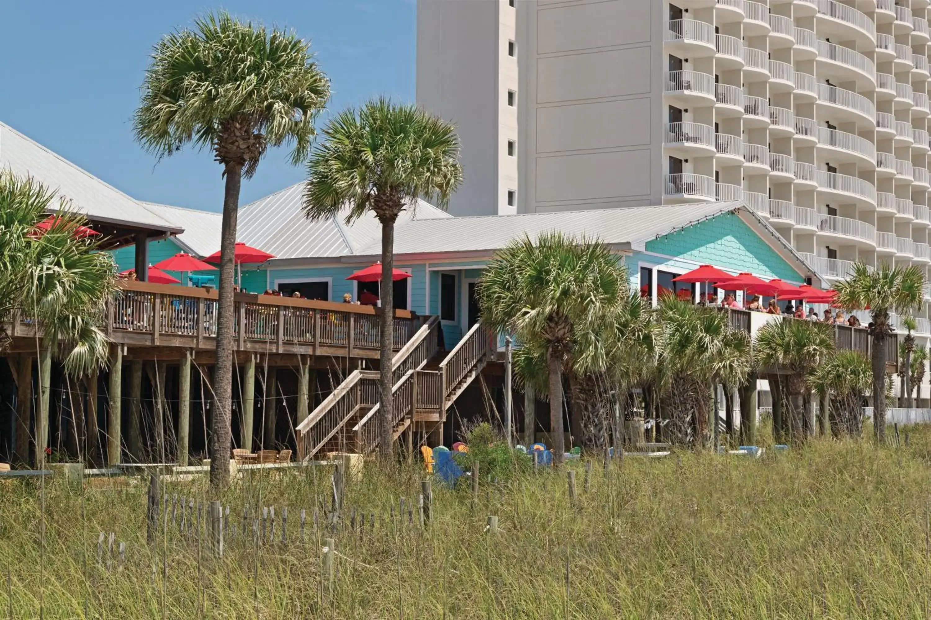 Restaurant/places to eat, Property Building in Radisson Hotel Panama City Beach - Oceanfront