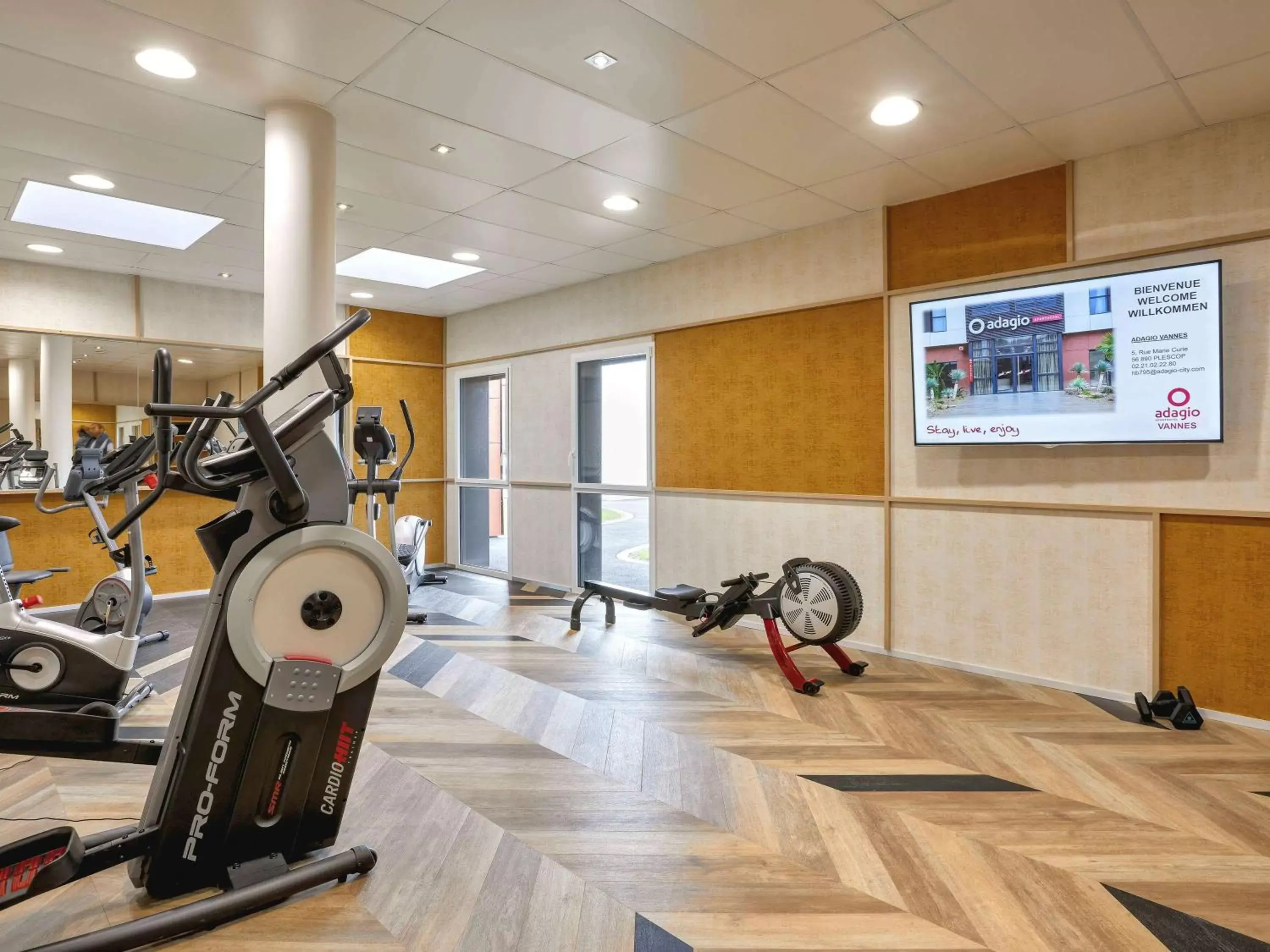 On site, Fitness Center/Facilities in Aparthotel & Spa Adagio Vannes