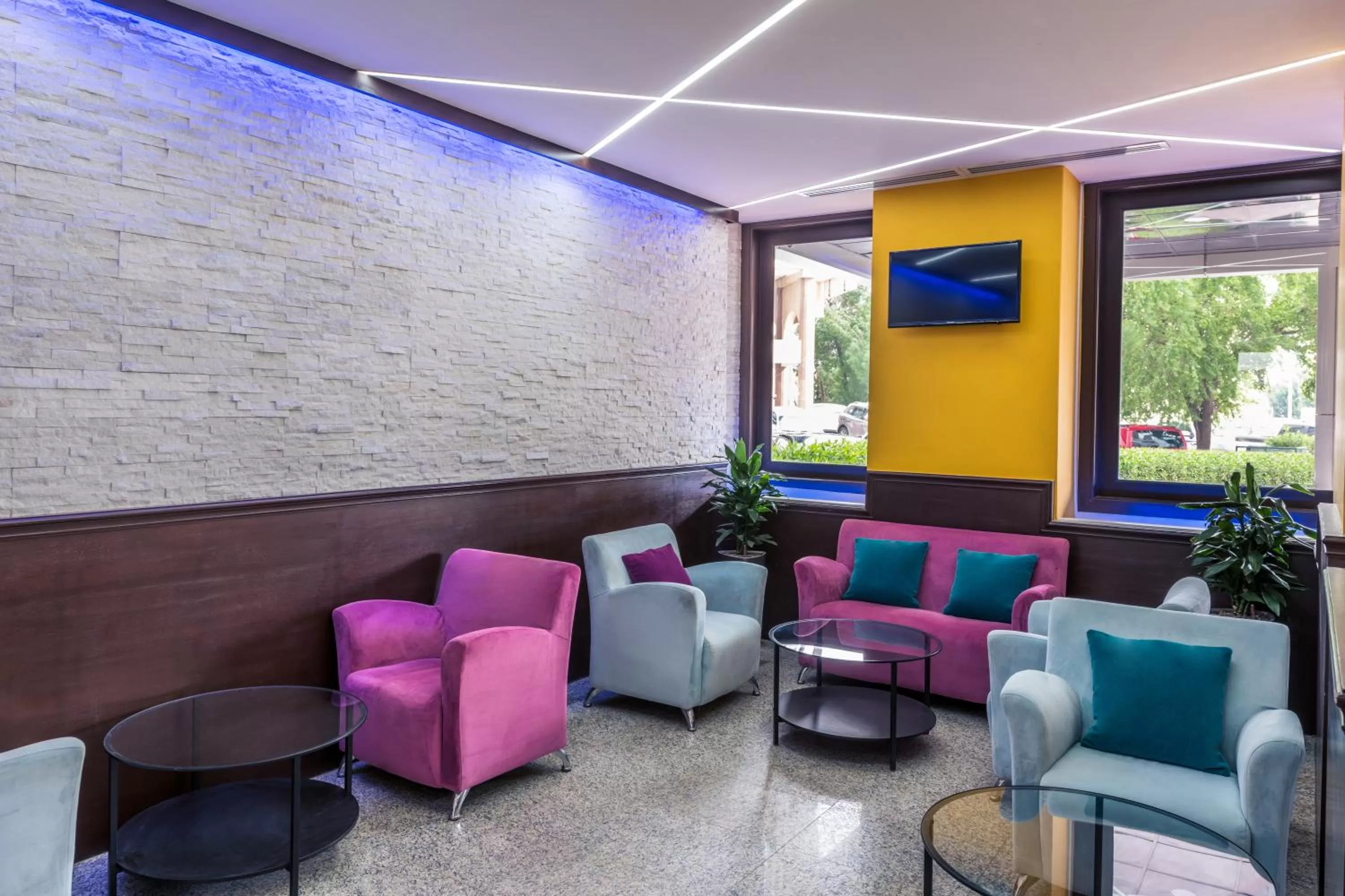 Lobby or reception in Oasis Hotel