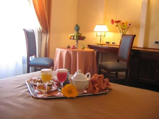 Bed in Grand Hotel Palace