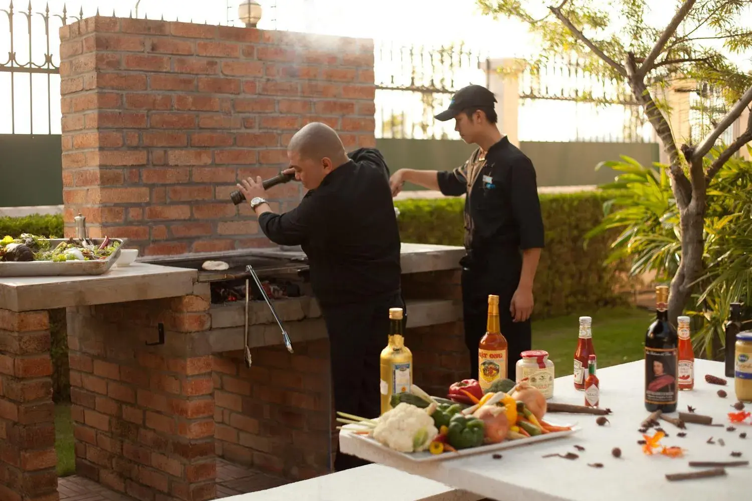 BBQ facilities in Diamond Westlake Suites