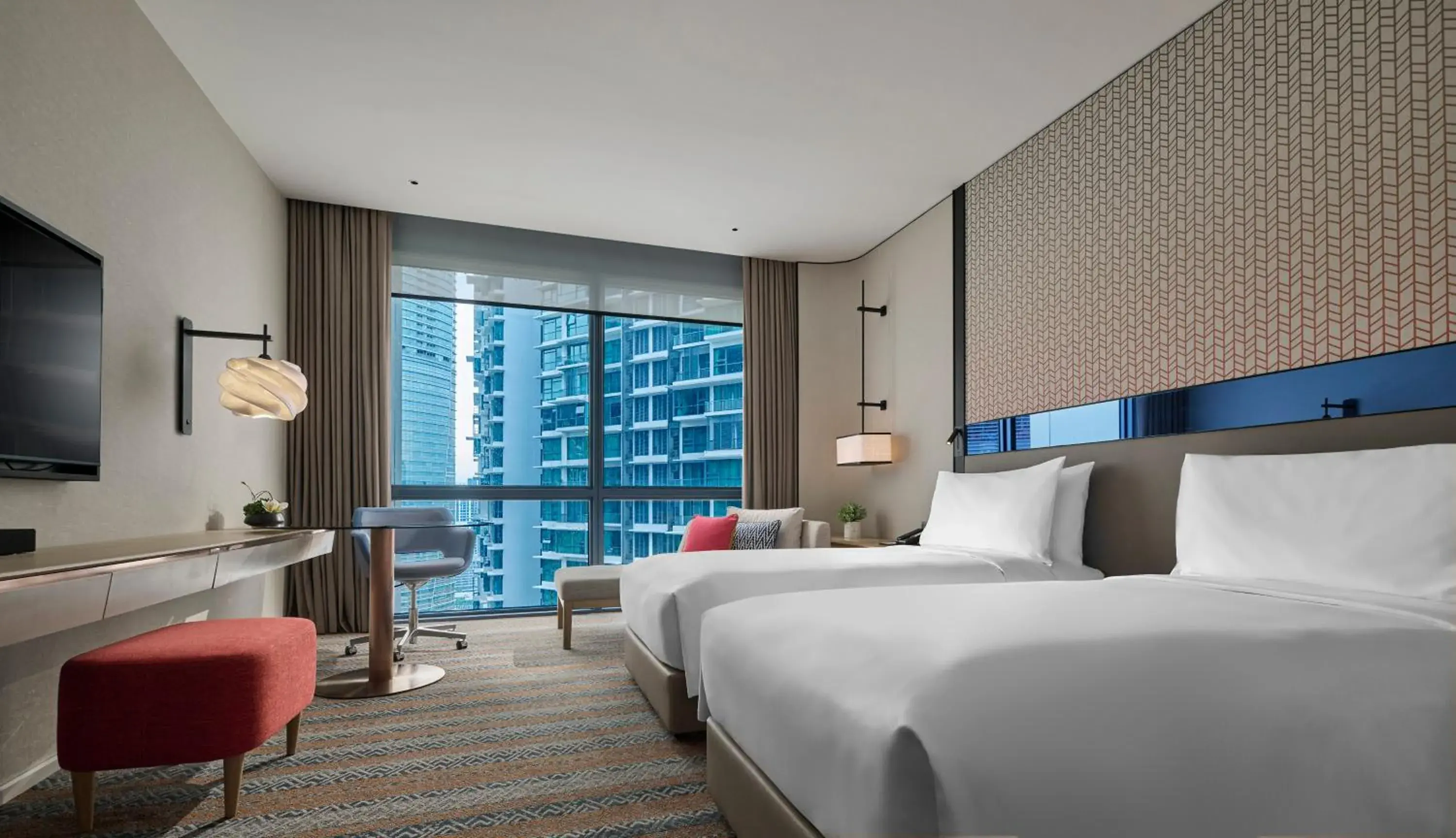 Bed in Amari Kuala Lumpur