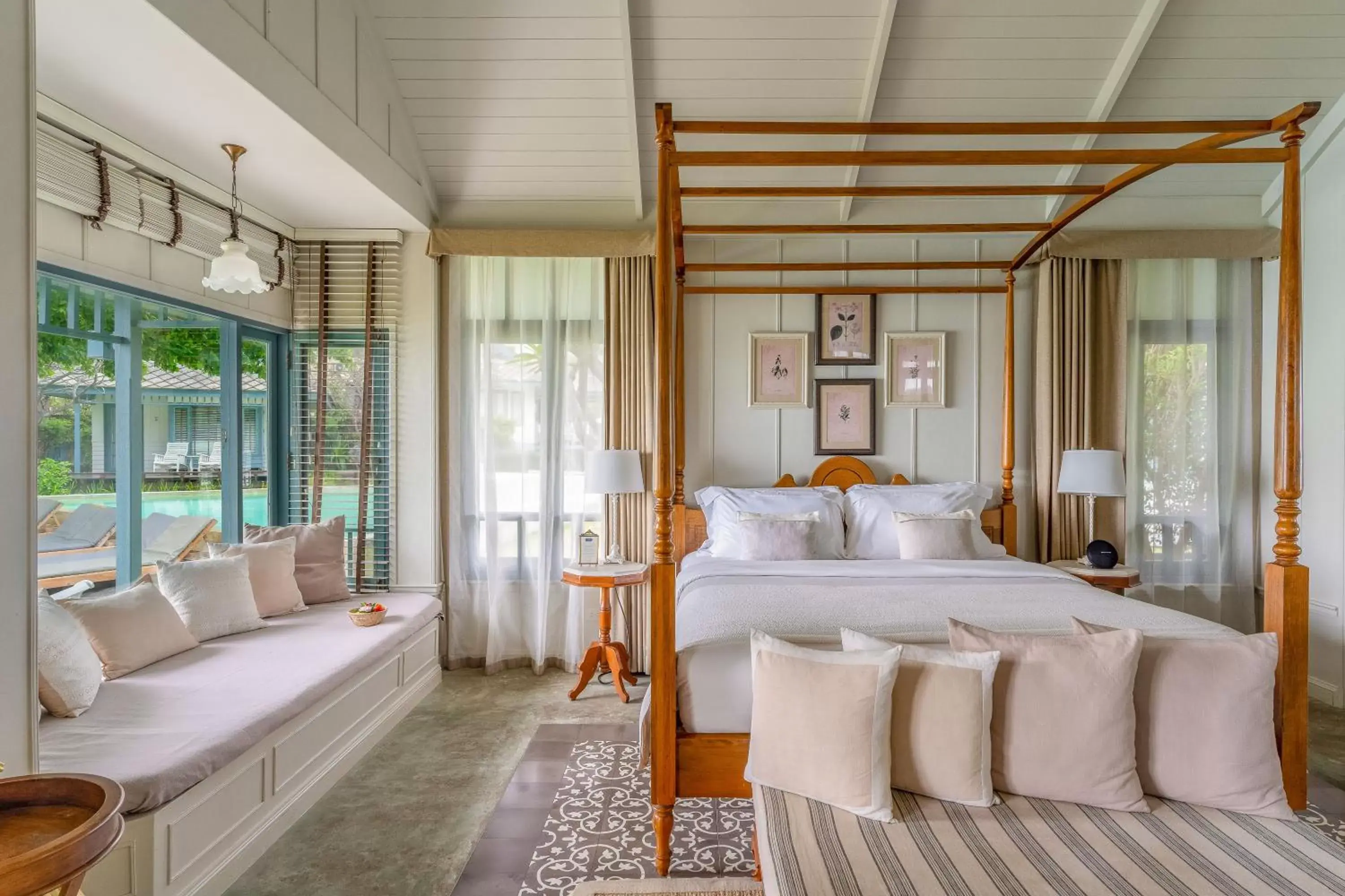 Bed in Devasom Hua Hin Resort - SHA Extra Plus