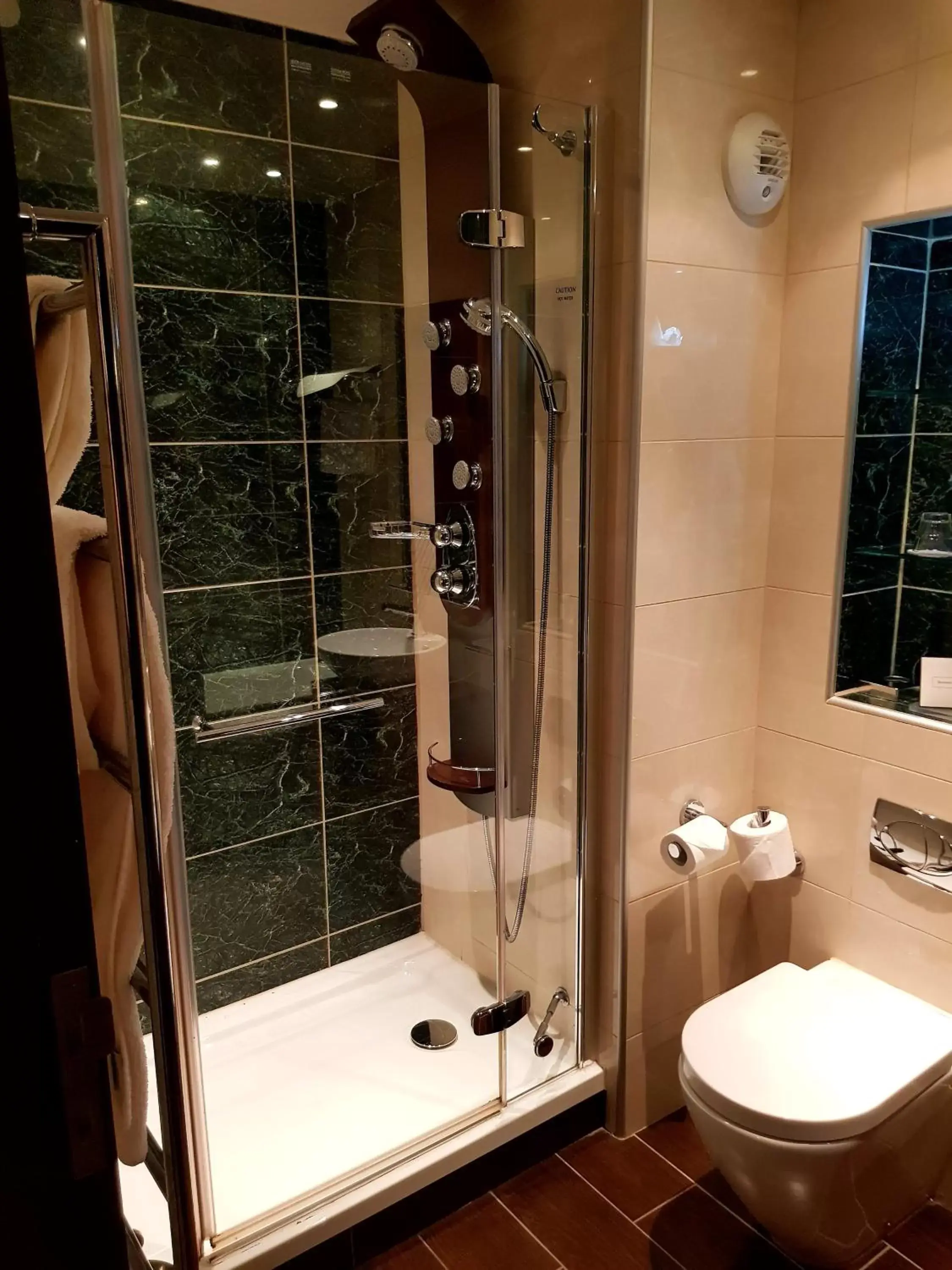 Bathroom in Redworth Hall Hotel- Part of the Cairn Collection