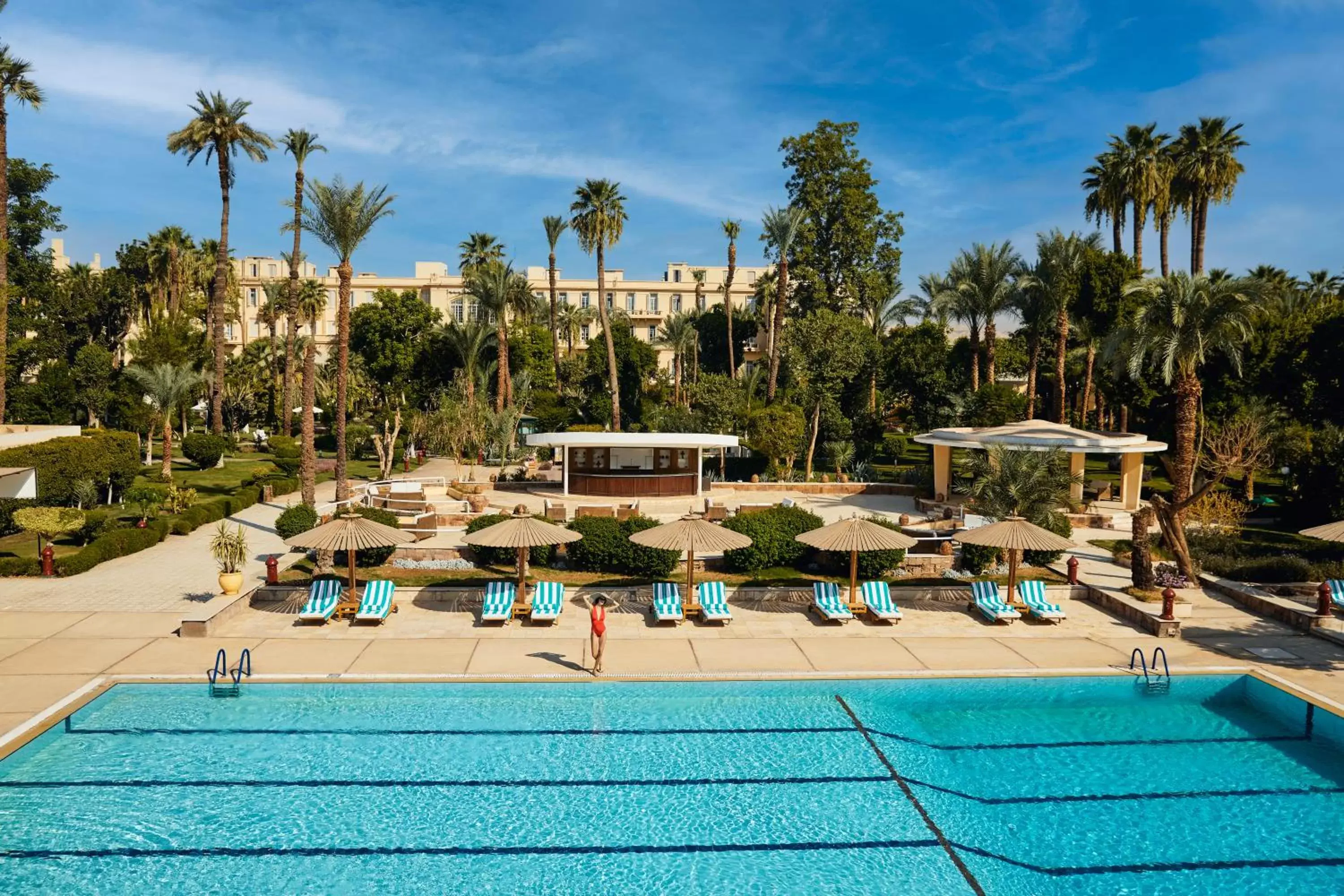 Property building, Swimming Pool in Sofitel Winter Palace Luxor