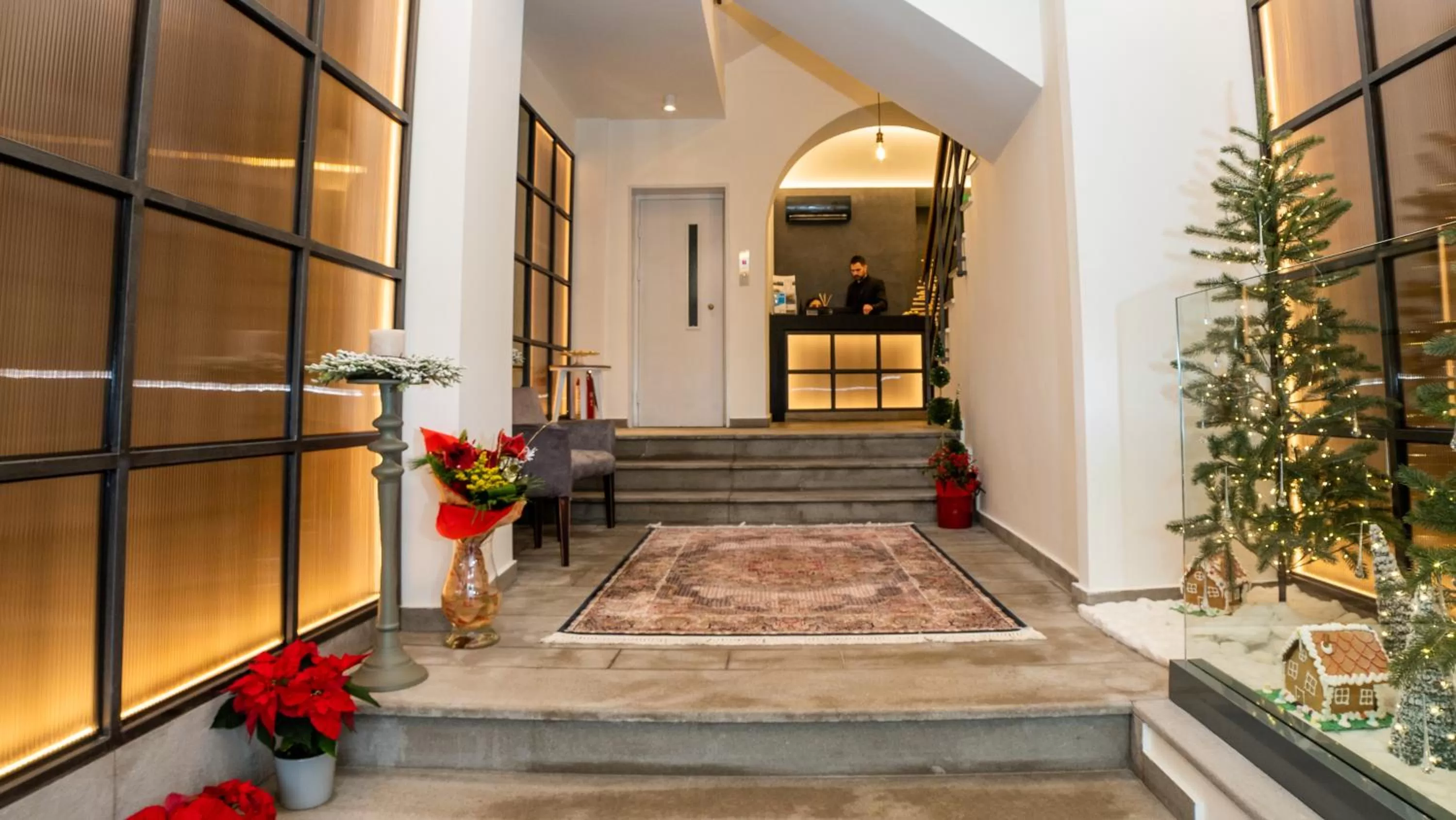 Lobby or reception in Brettania Hotel