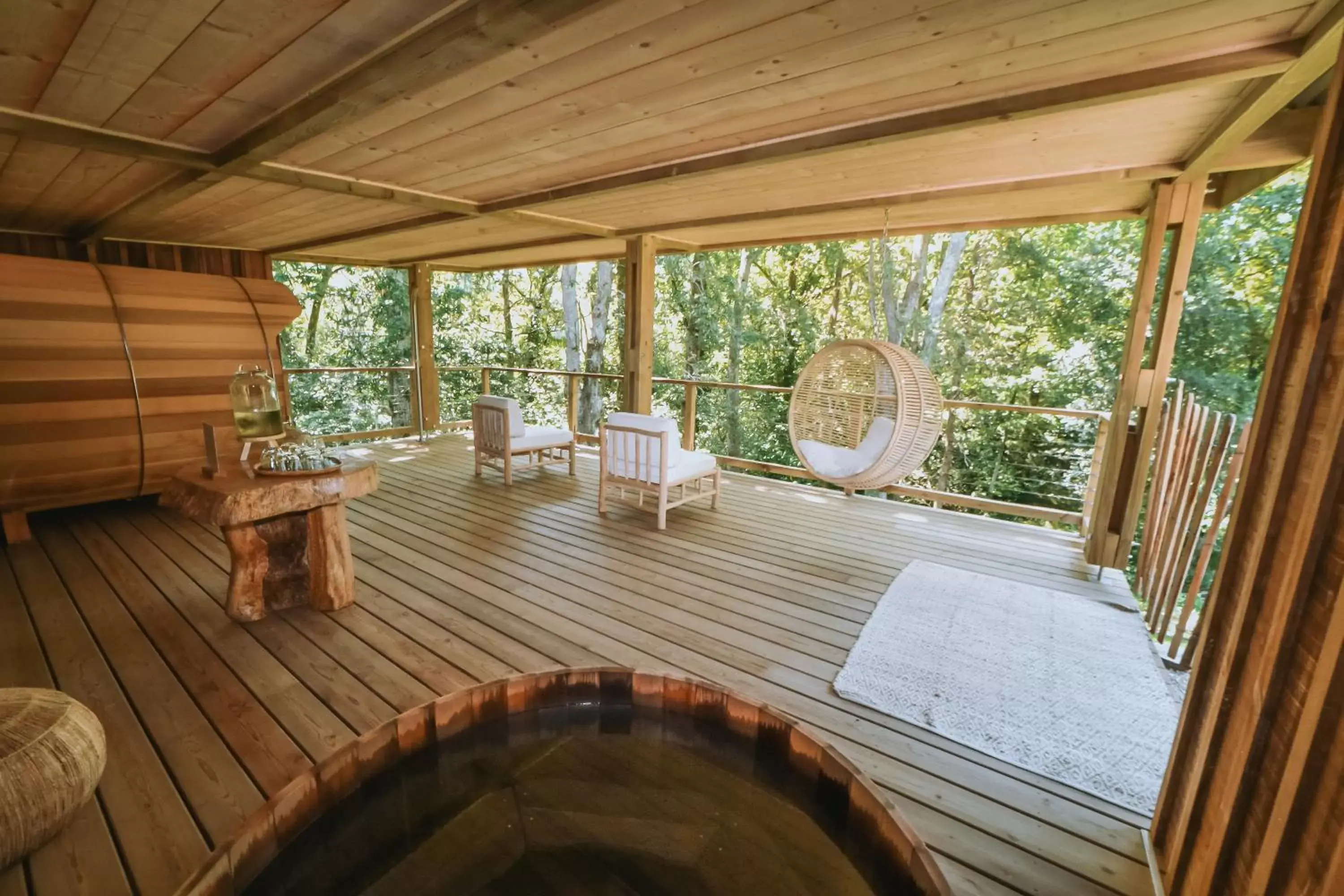 Sauna in Hôtel Les Frères Ibarboure