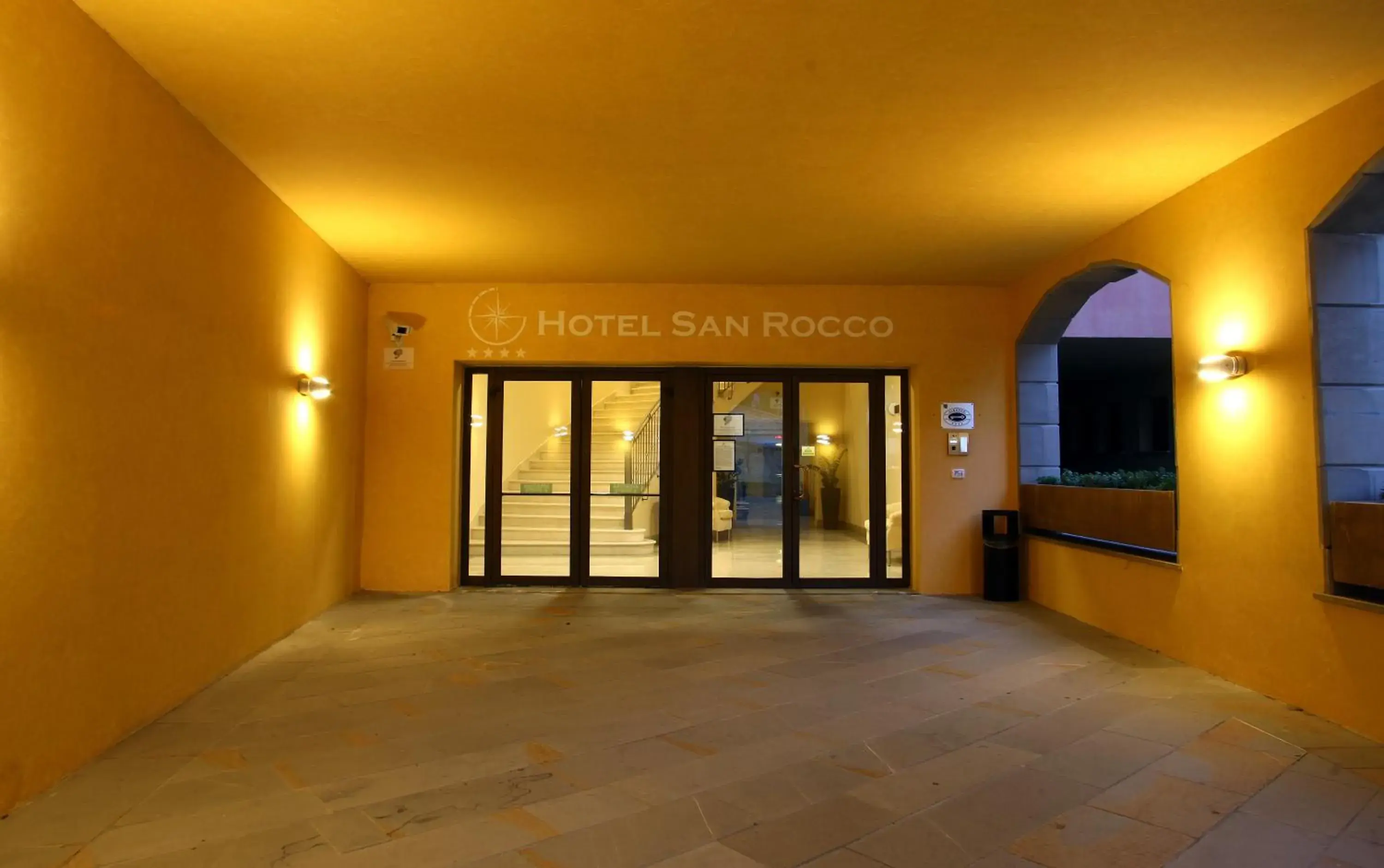 Facade/entrance in Hotel San Rocco