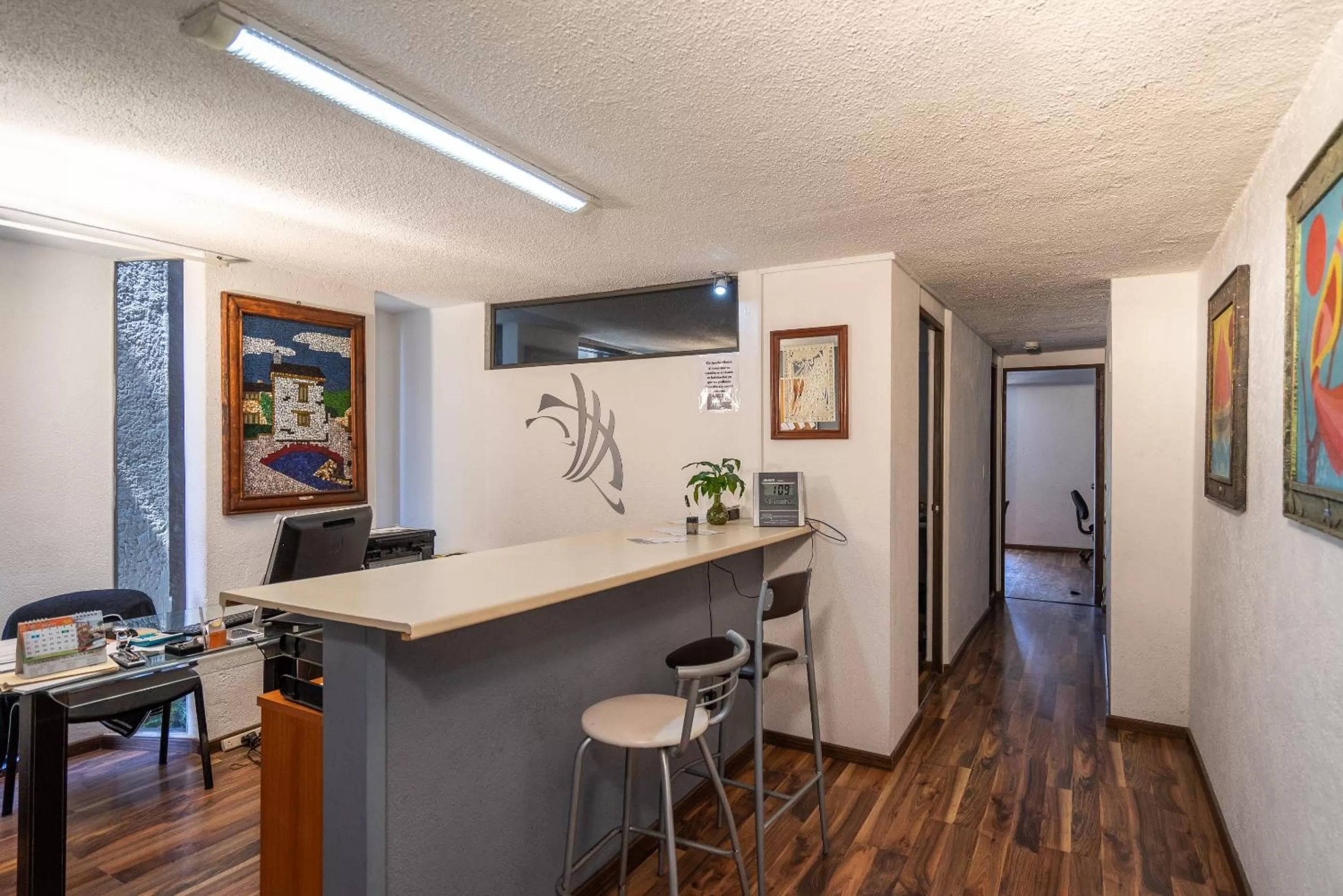 Lobby or reception in Hotel delf-inn