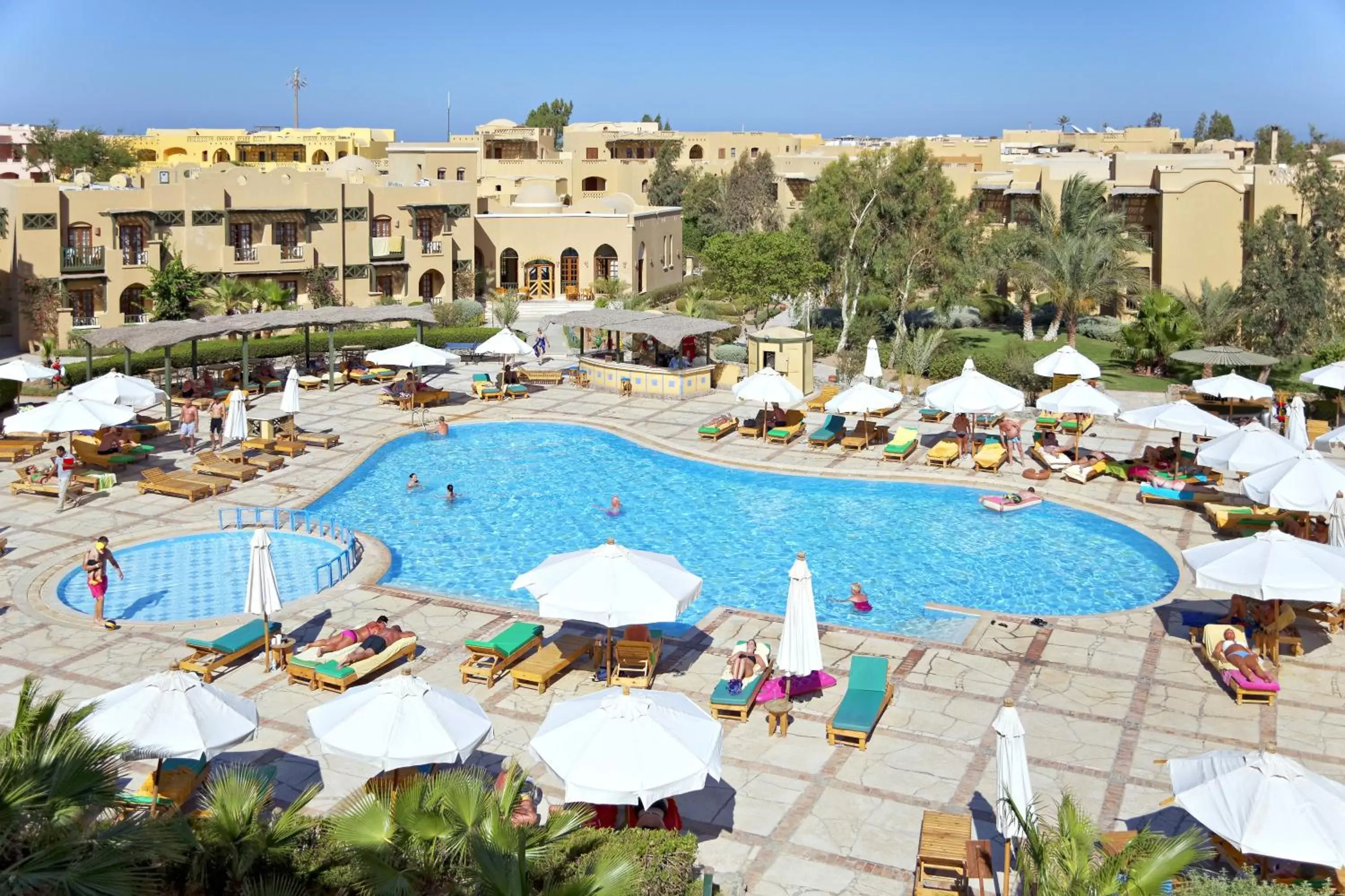 View (from property/room), Pool View in The Three Corners Rihana Resort El Gouna