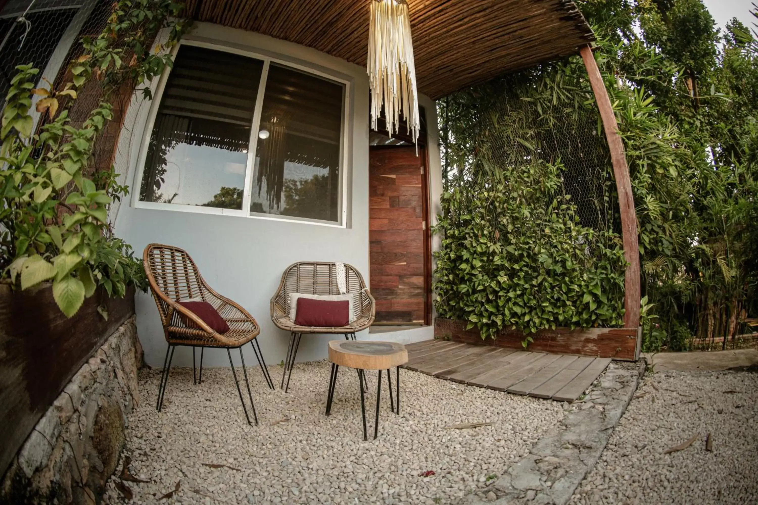 Patio in Hotel Makaabá Eco-Boutique