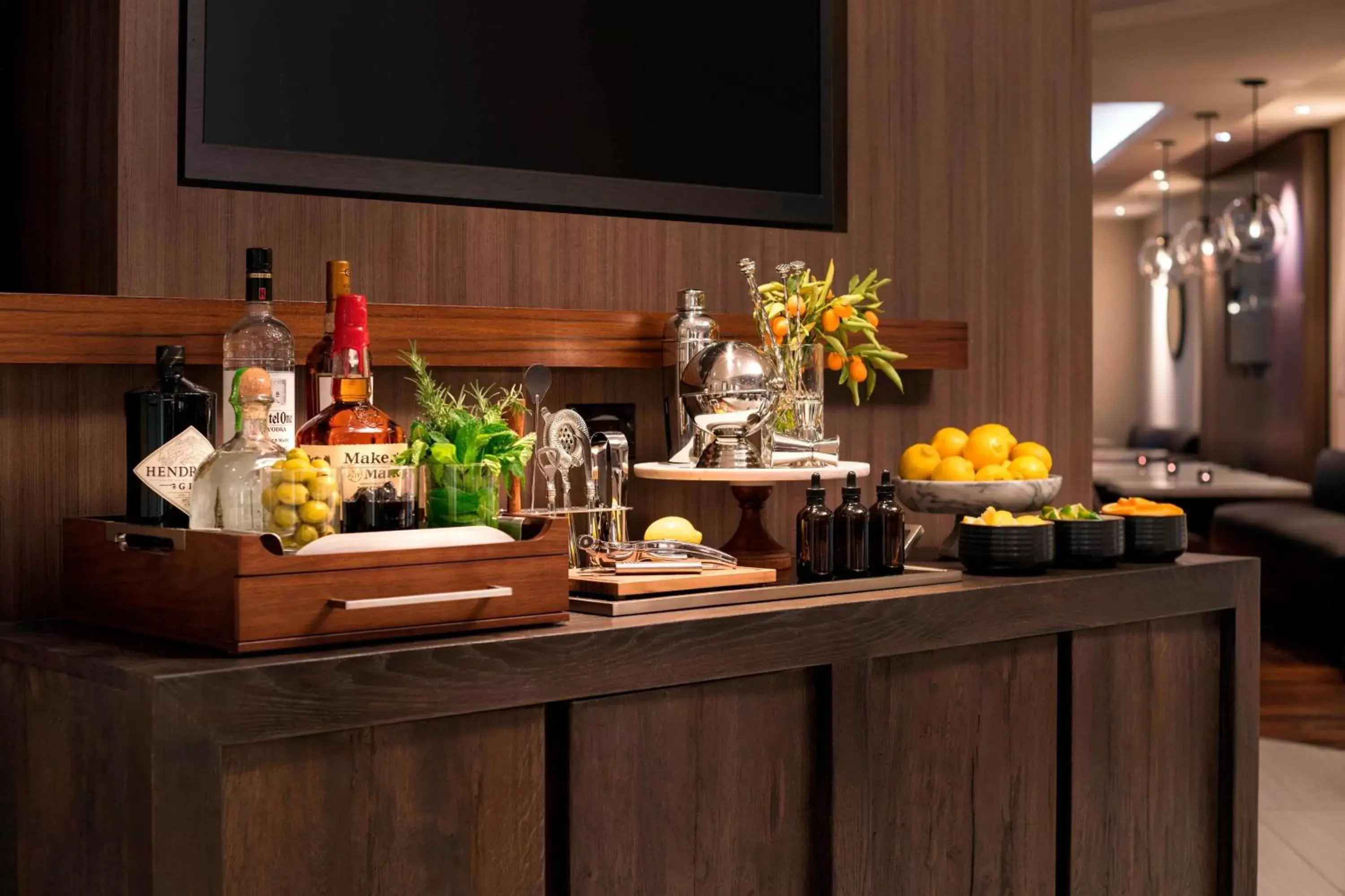 Lounge or bar in San Francisco Airport Marriott Waterfront