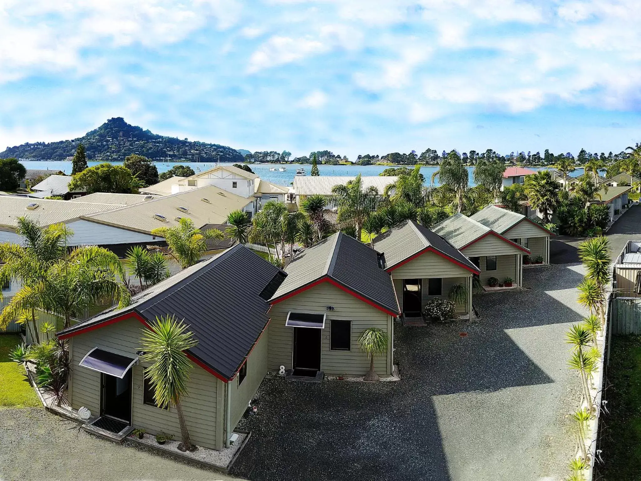 Bird's eye view in Tairua Shores Motel