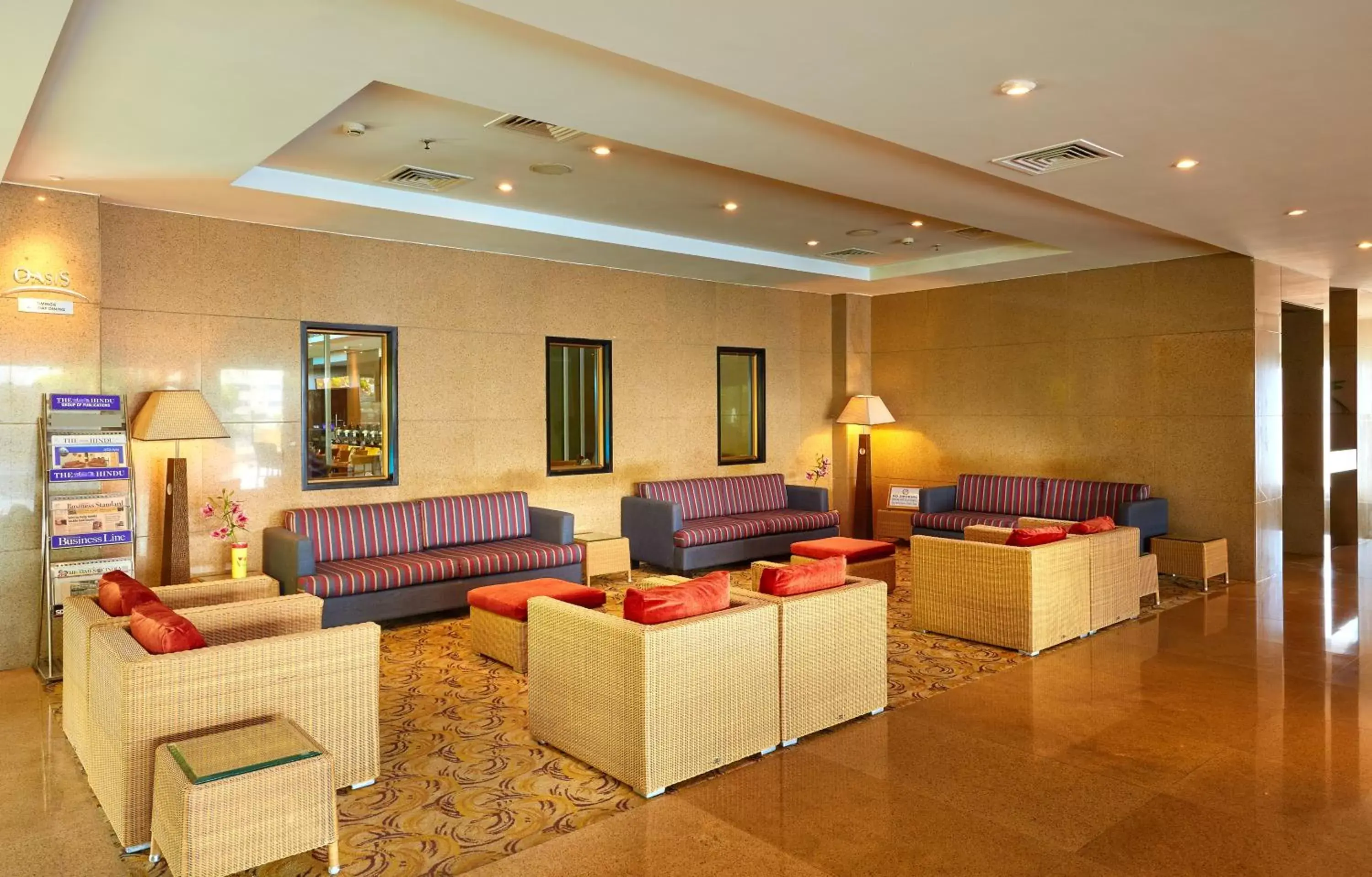 Seating area, Lobby/Reception in Park Plaza Chennai OMR