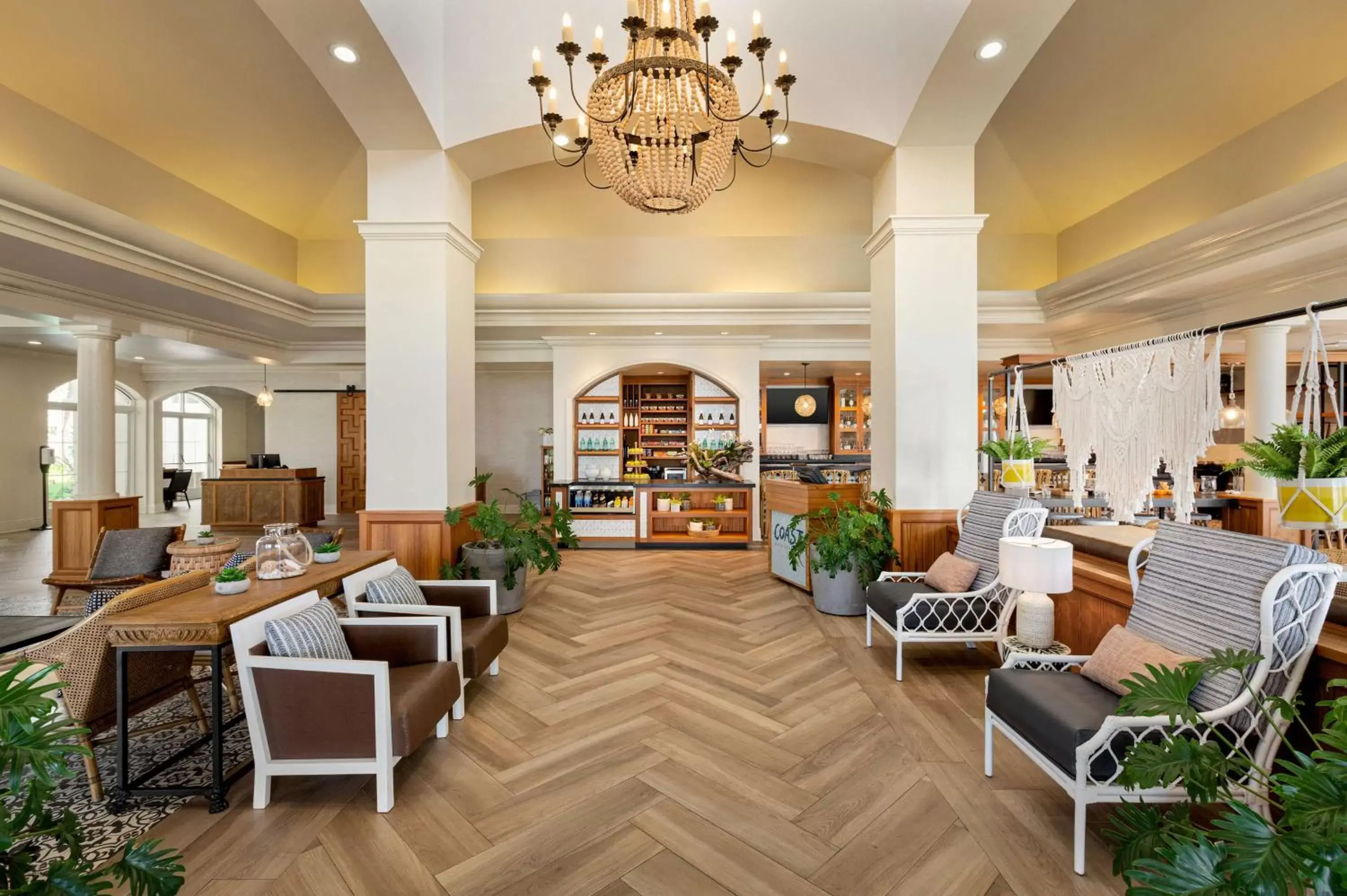 Lobby or reception, Restaurant/Places to Eat in Hilton Garden Inn Carlsbad Beach