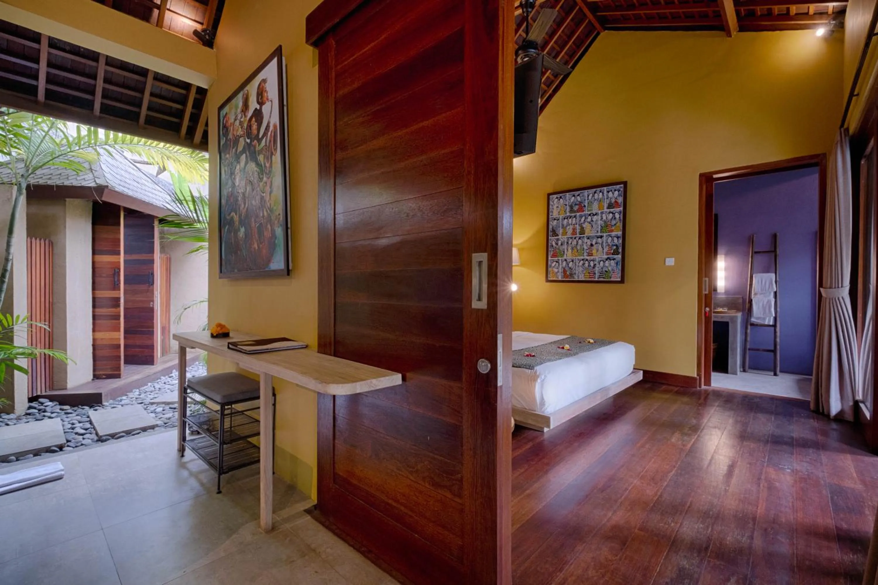 Photo of the whole room, Bed in Samkhya Villas - Free 1x Floating Breakfast or Minibar