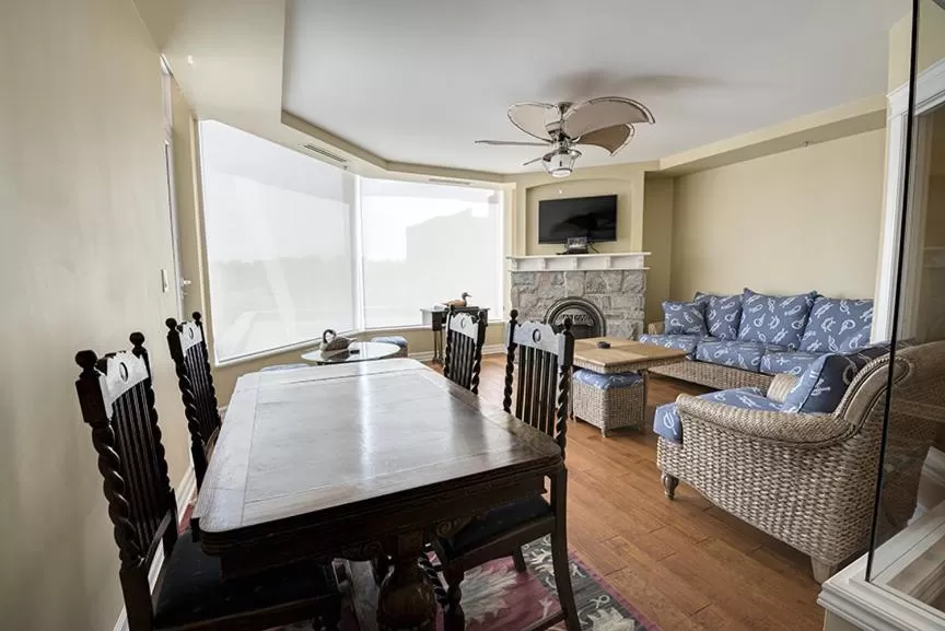Living room, Dining Area in Tall Ships Landing Coastal Resort